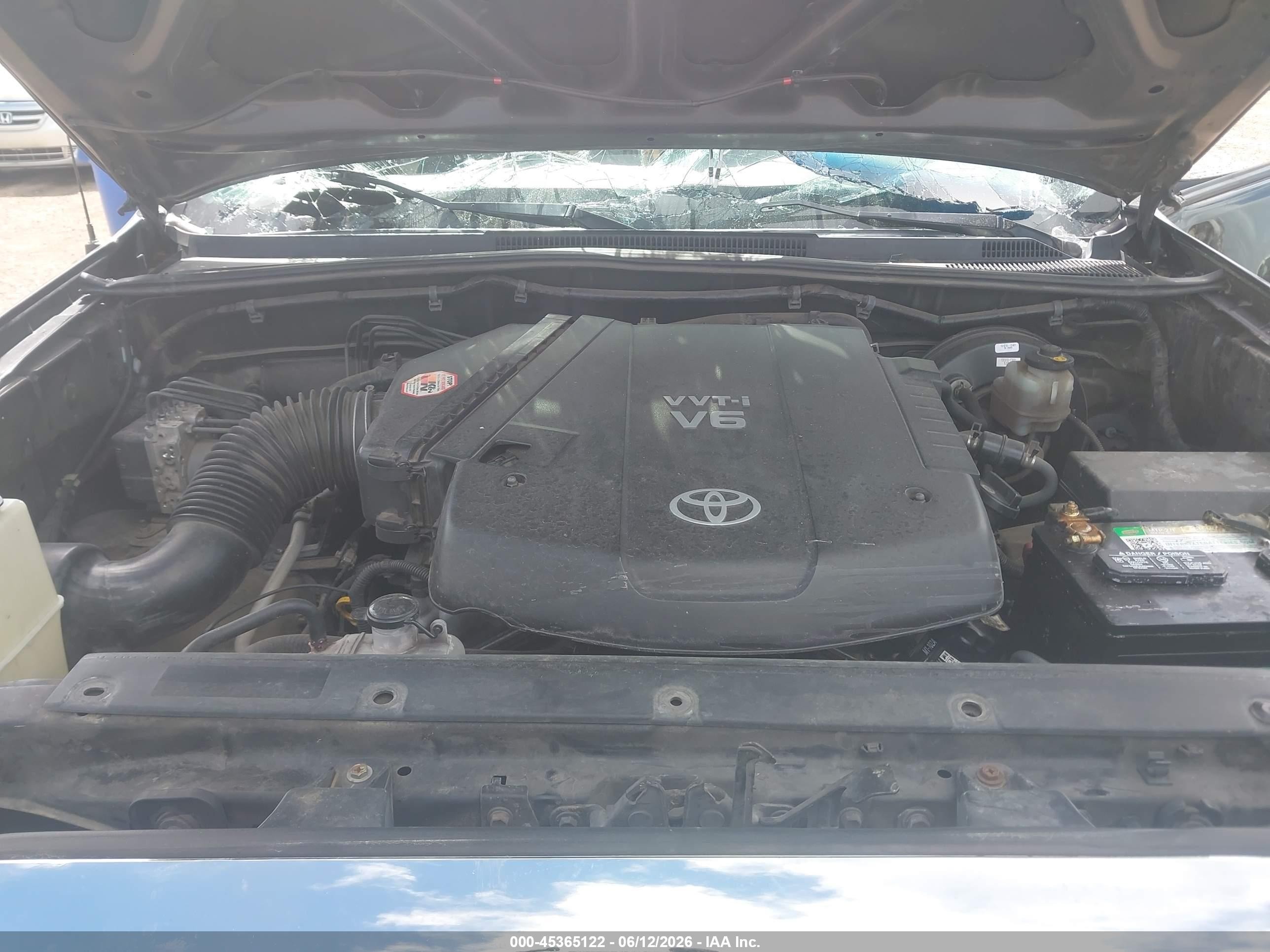 2010 Toyota Tacoma Prerunner V6 Black vin: 3TMJU4GNXAM097157