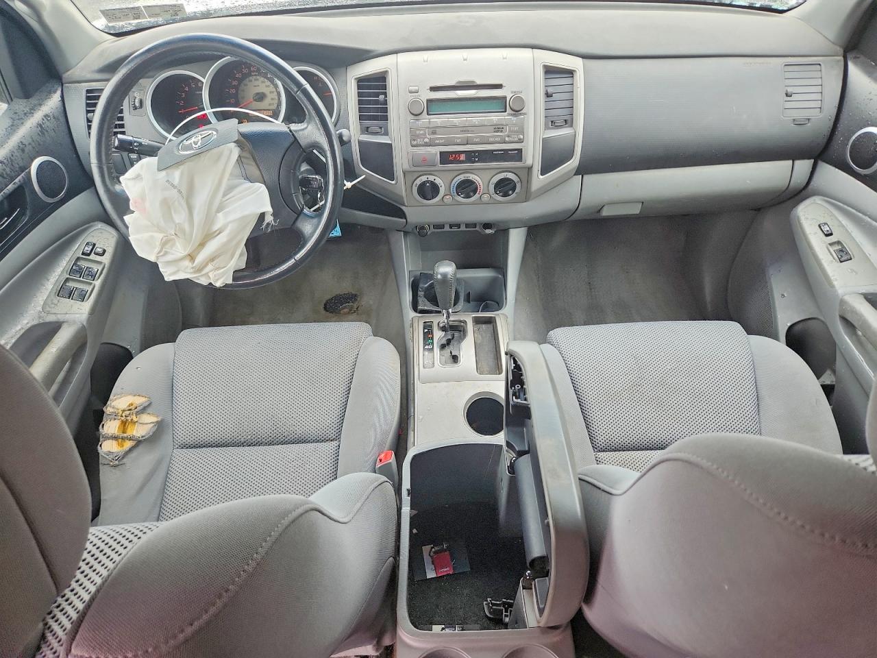 2010 Toyota Tacoma Double Cab Prerunner White vin: 3TMJU4GNXAM099717