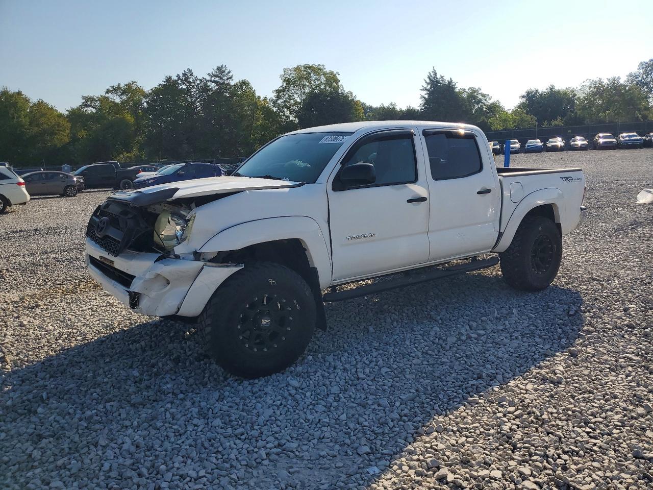 2011 Toyota Tacoma Double Cab Prerunner White vin: 3TMJU4GNXBM116209