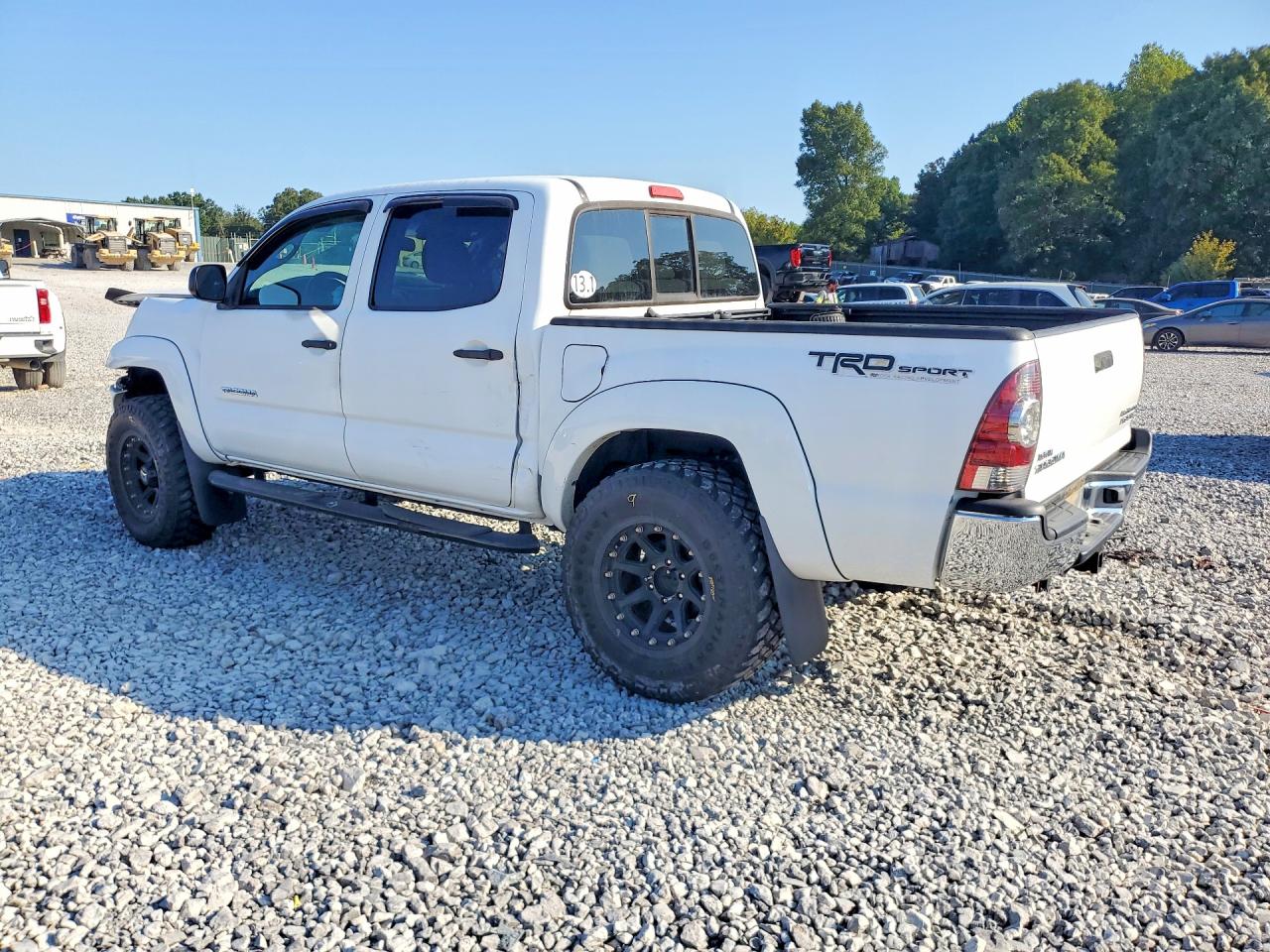 2011 Toyota Tacoma Double Cab Prerunner White vin: 3TMJU4GNXBM116209