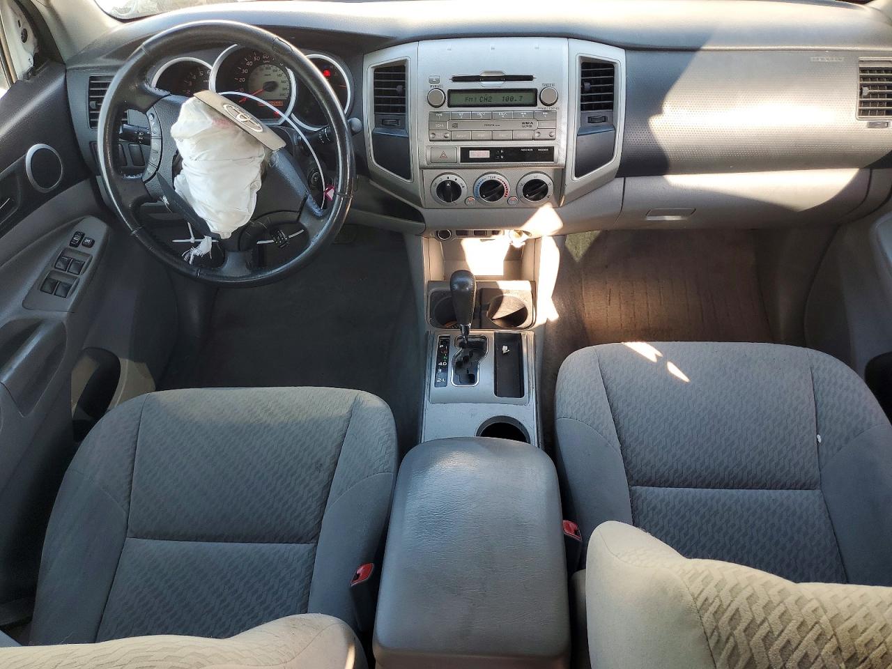 2011 Toyota Tacoma Double Cab Prerunner White vin: 3TMJU4GNXBM116209