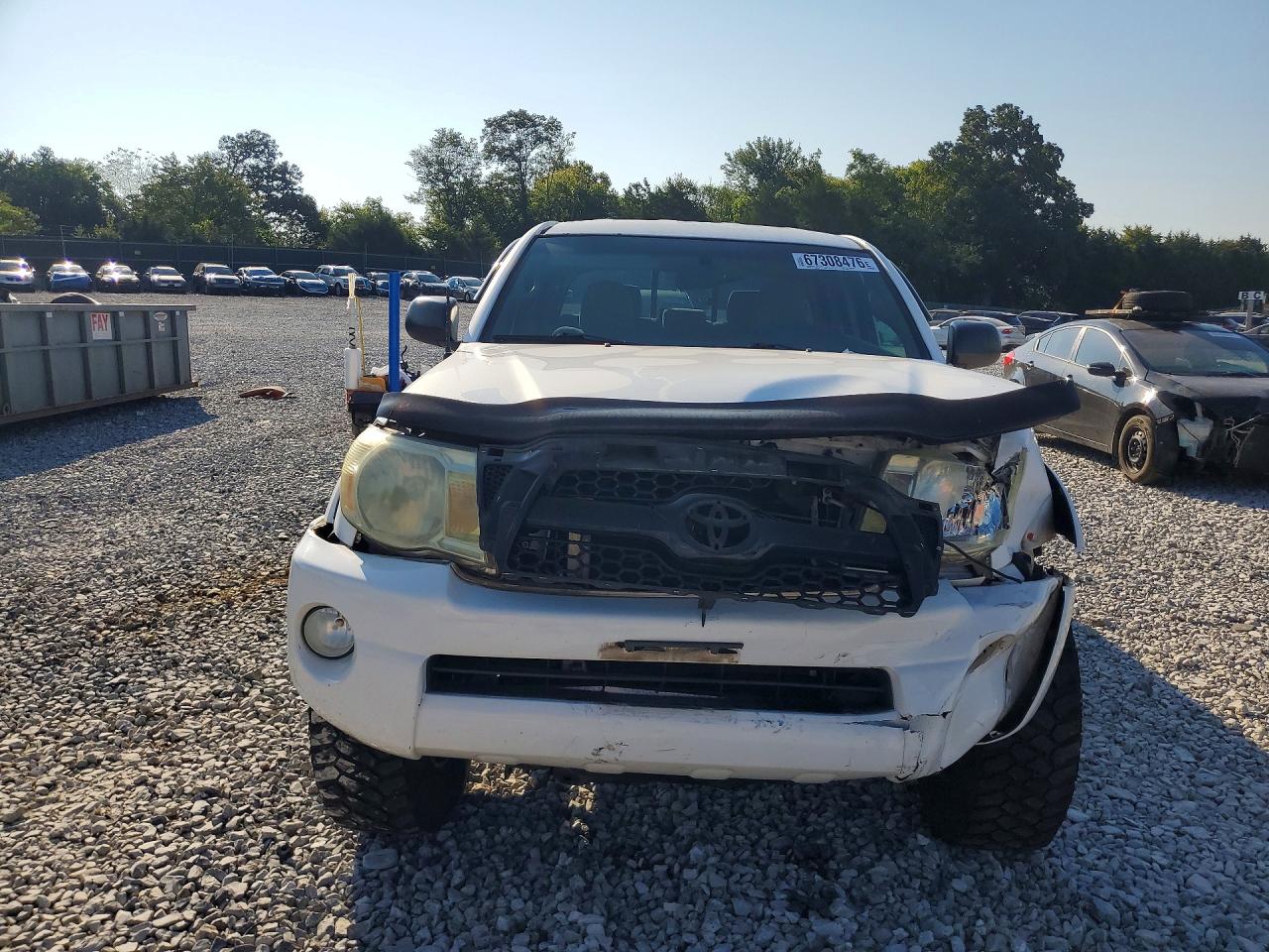 2011 Toyota Tacoma Double Cab Prerunner White vin: 3TMJU4GNXBM116209