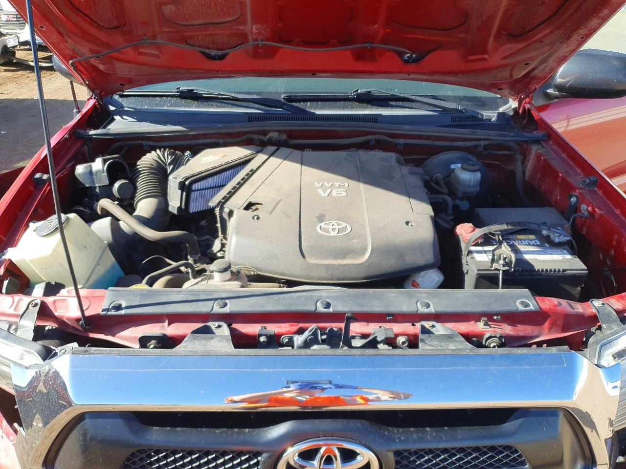 2012 Toyota Tacoma Double Cab Prerunner Orange vin: 3TMJU4GNXCM128443