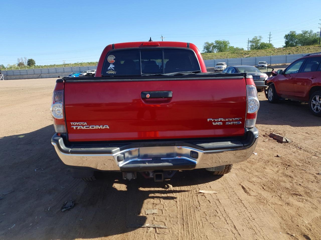 2012 Toyota Tacoma Double Cab Prerunner Orange vin: 3TMJU4GNXCM128443
