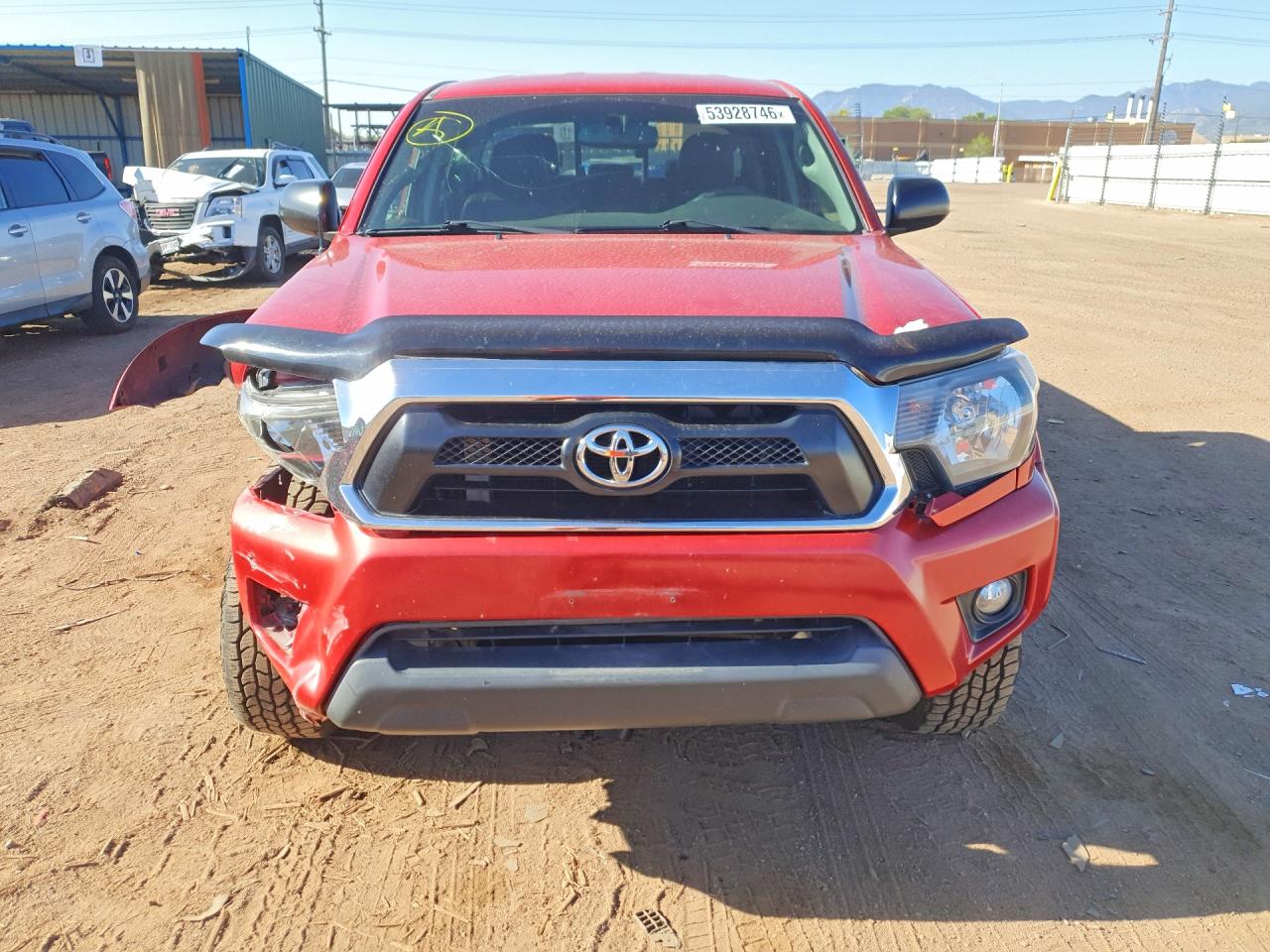 2012 Toyota Tacoma Double Cab Prerunner Orange vin: 3TMJU4GNXCM128443
