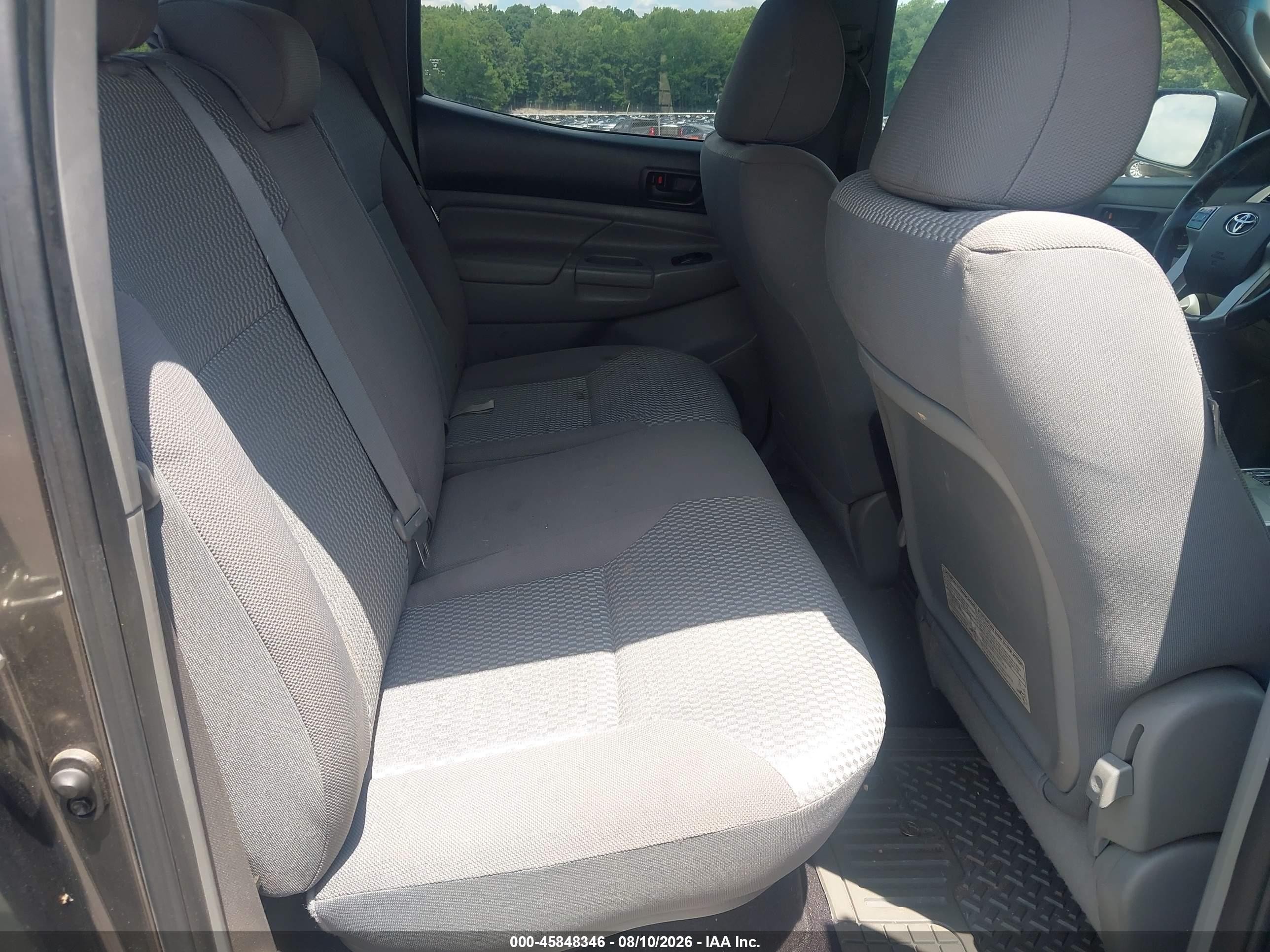 2012 Toyota Tacoma Prerunner V6 Gray vin: 3TMJU4GNXCM137076