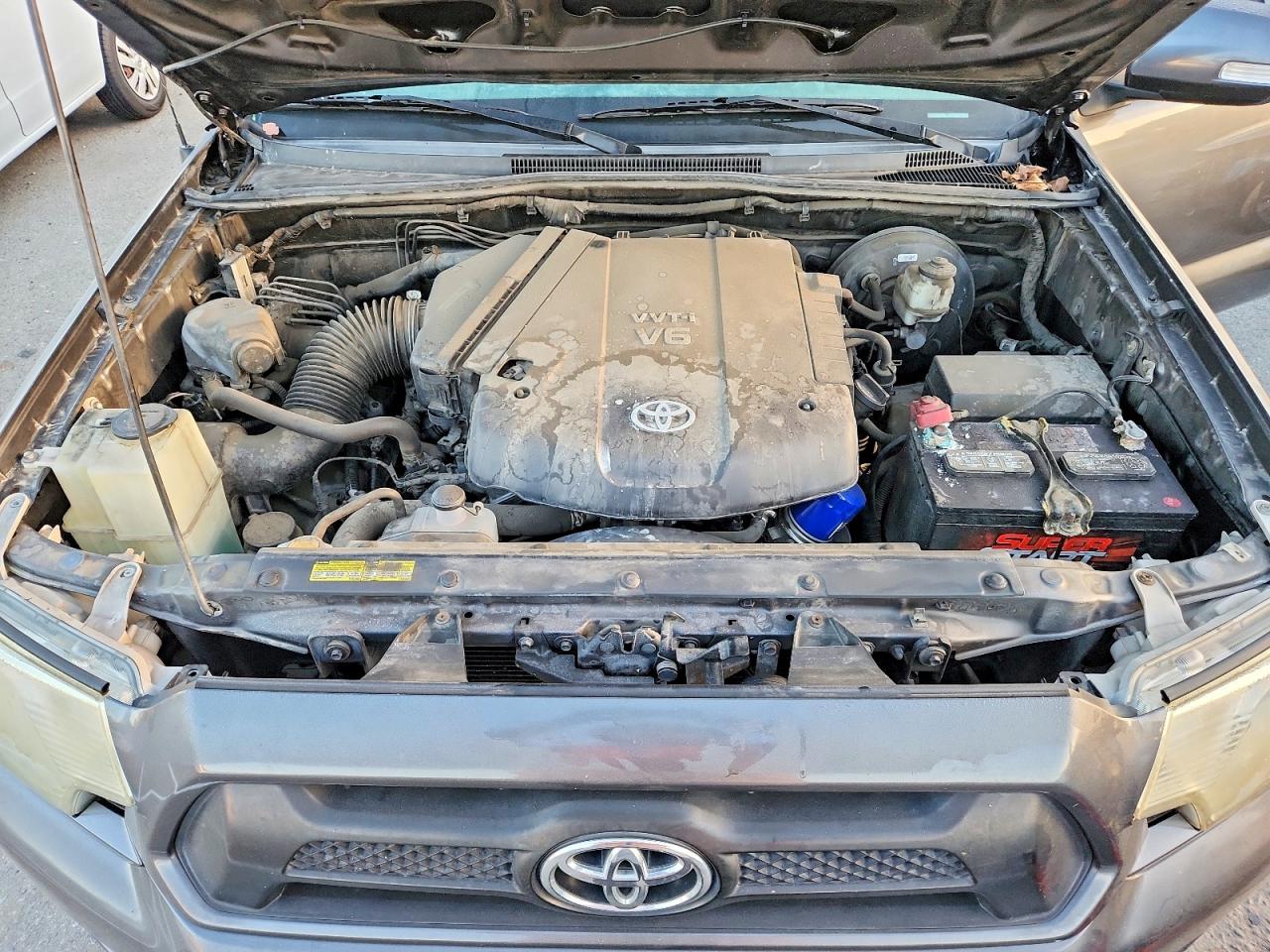 2014 Toyota Tacoma Double Cab Prerunner Gray vin: 3TMJU4GNXEM159288