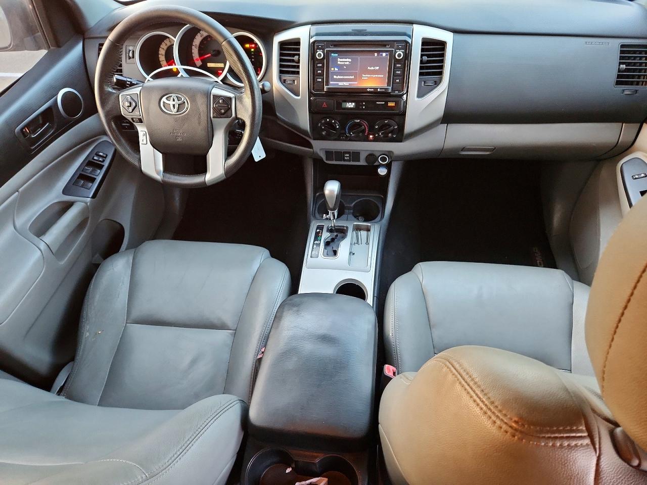 2014 Toyota Tacoma Double Cab Prerunner Gray vin: 3TMJU4GNXEM159288