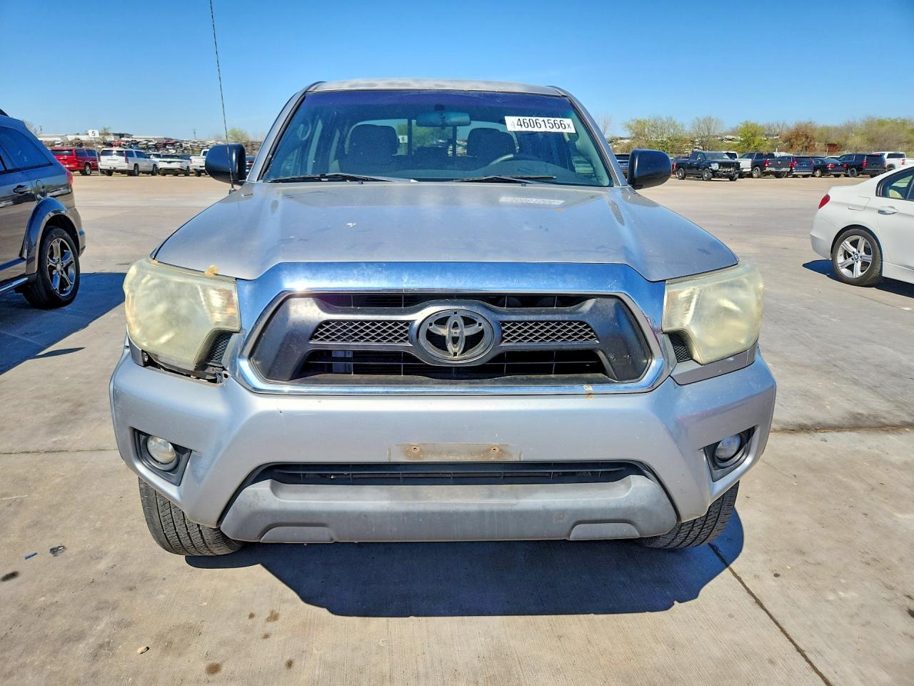 2014 Toyota Tacoma Prerunner V6 Silver vin: 3TMJU4GNXEM160196