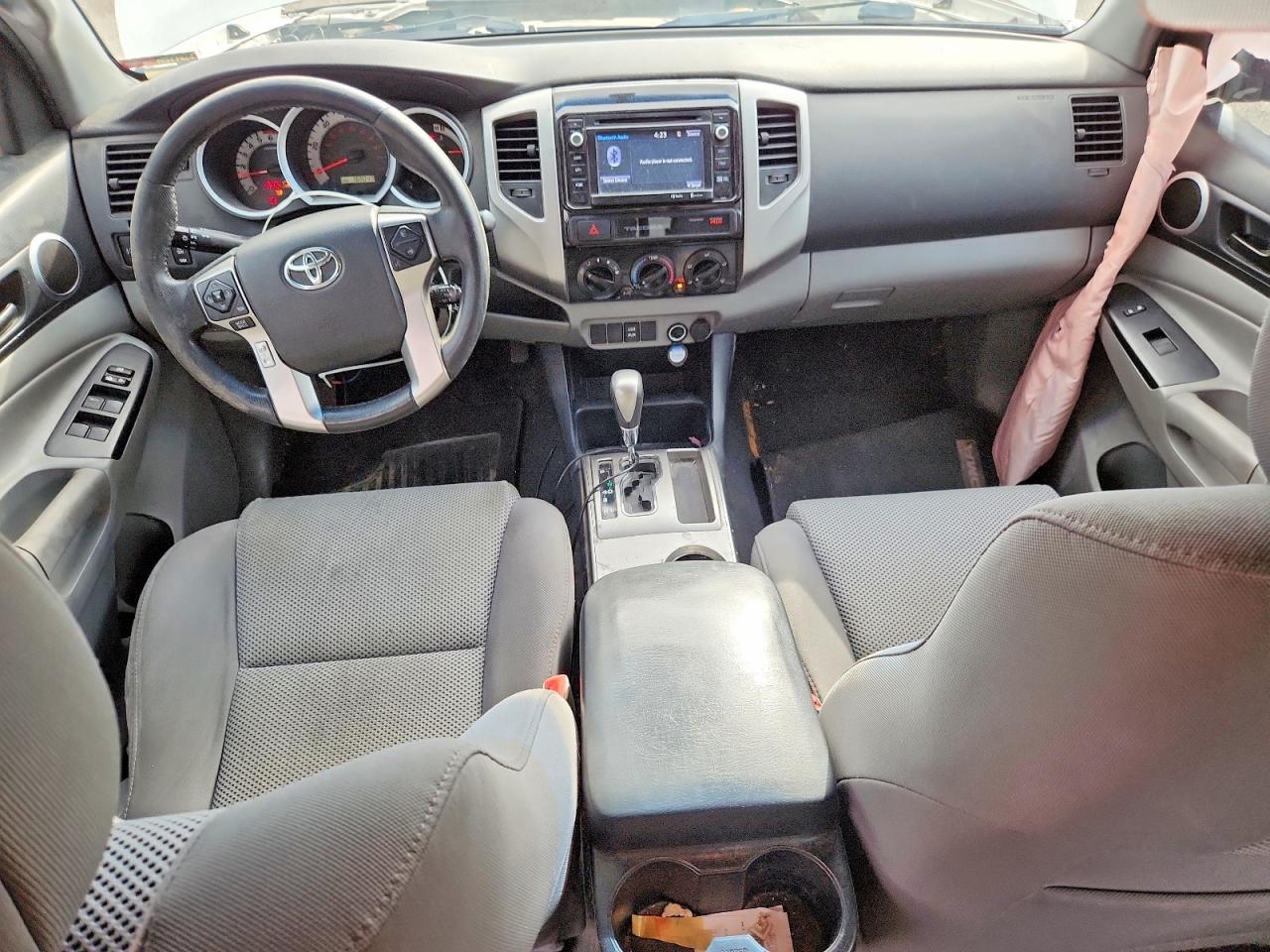 2015 Toyota Tacoma Double Cab Prerunner White vin: 3TMJU4GNXFM186976