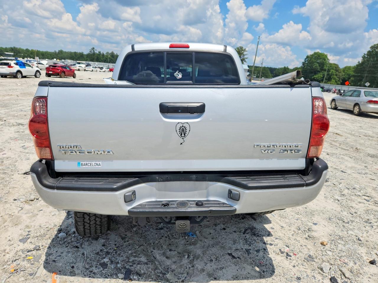 2005 Toyota Tacoma Double Cab Prerunner Gray vin: 3TMJU62N05M003232