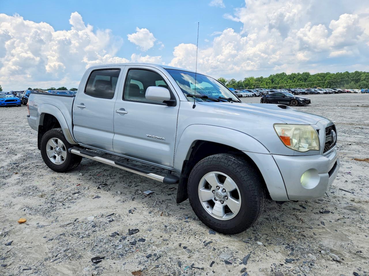 2005 Toyota Tacoma Double Cab Prerunner Gray vin: 3TMJU62N05M003232