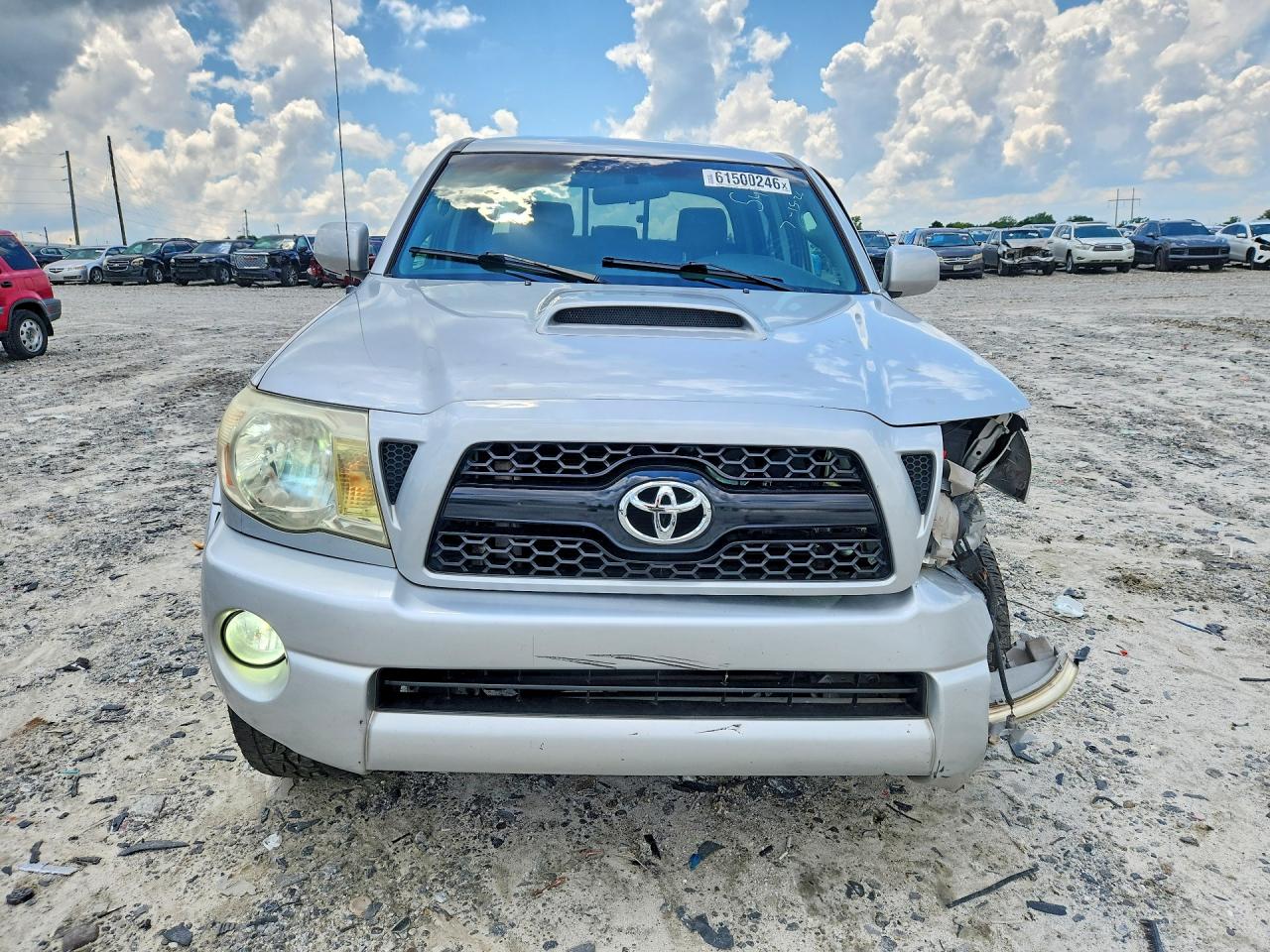 2005 Toyota Tacoma Double Cab Prerunner Gray vin: 3TMJU62N05M003232