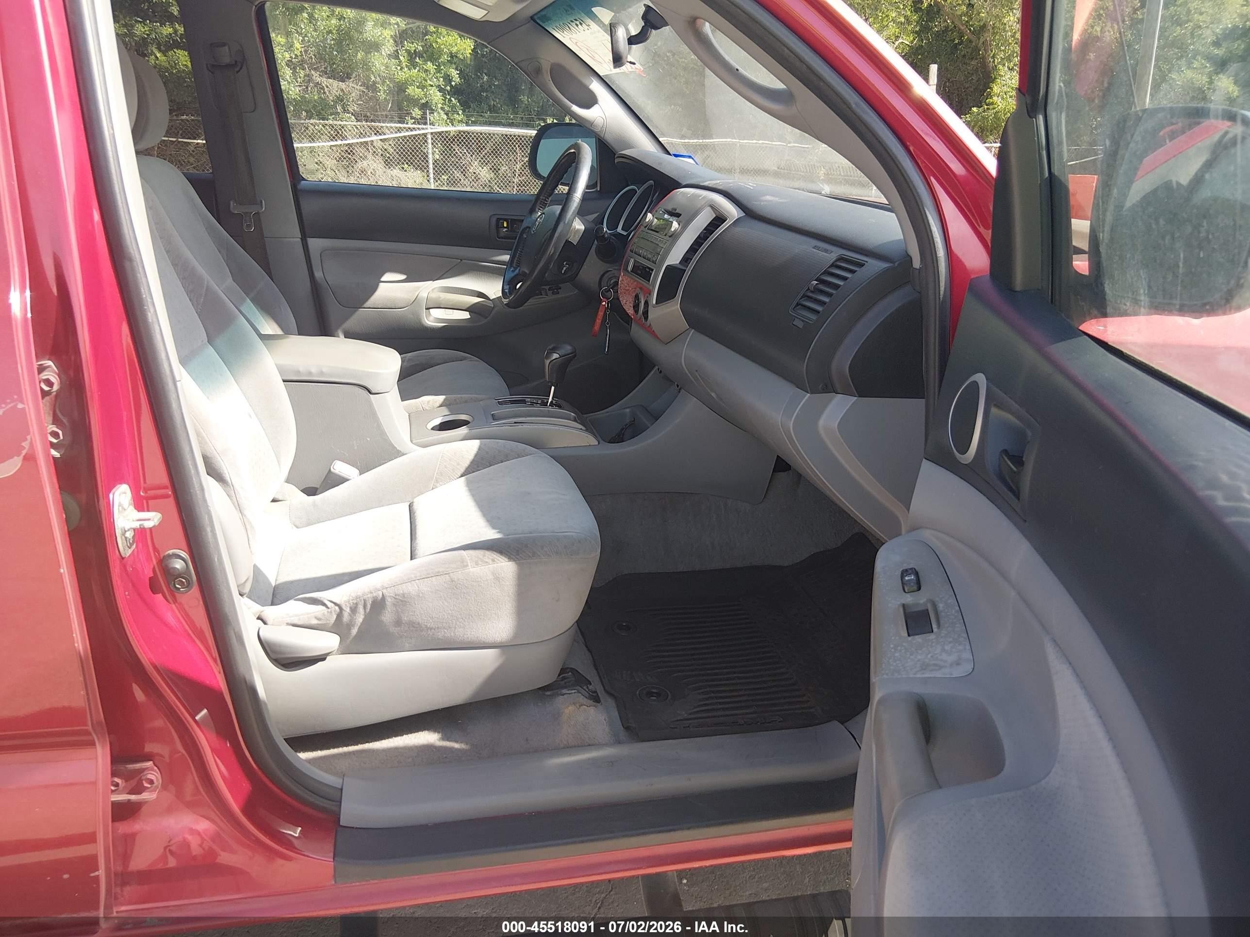 2006 Toyota Tacoma Prerunner V6 Red vin: 3TMJU62N06M017990