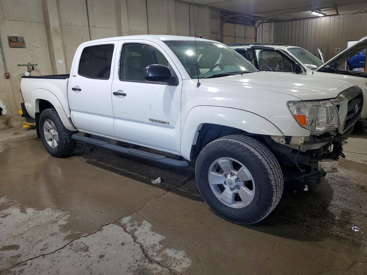 2006 Toyota Tacoma Double Cab Prerunner White vin: 3TMJU62N06M024096