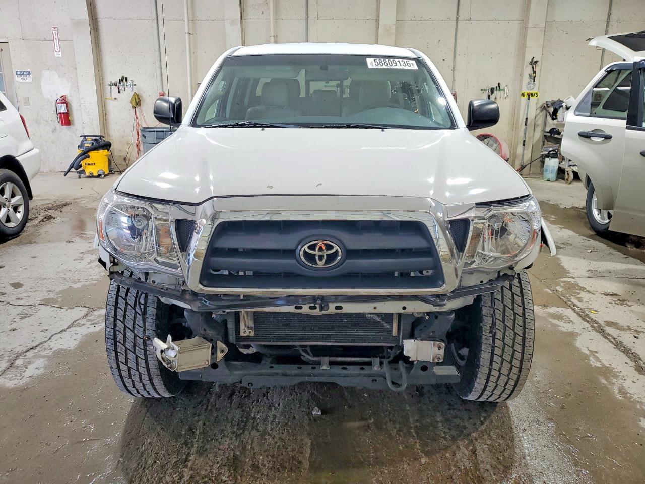 2006 Toyota Tacoma Double Cab Prerunner White vin: 3TMJU62N06M024096