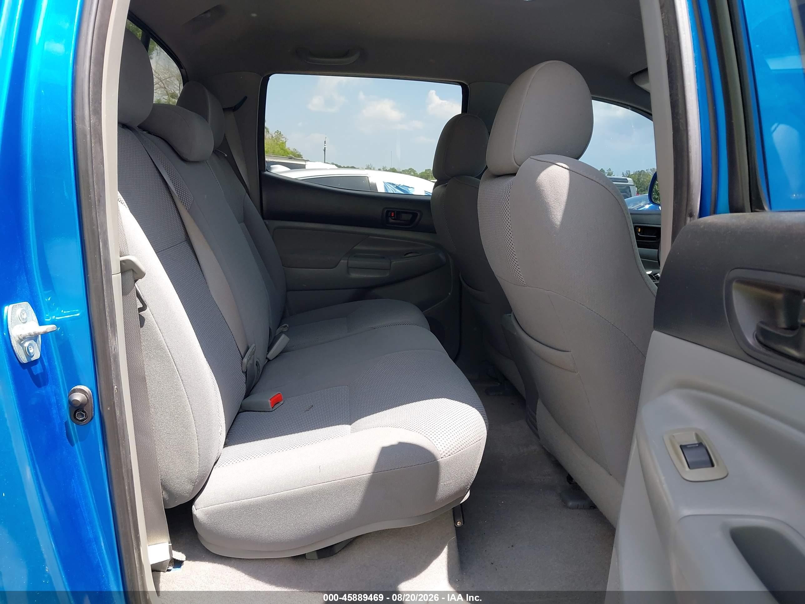 2008 Toyota Tacoma Prerunner V6 Light Blue vin: 3TMJU62N08M050877