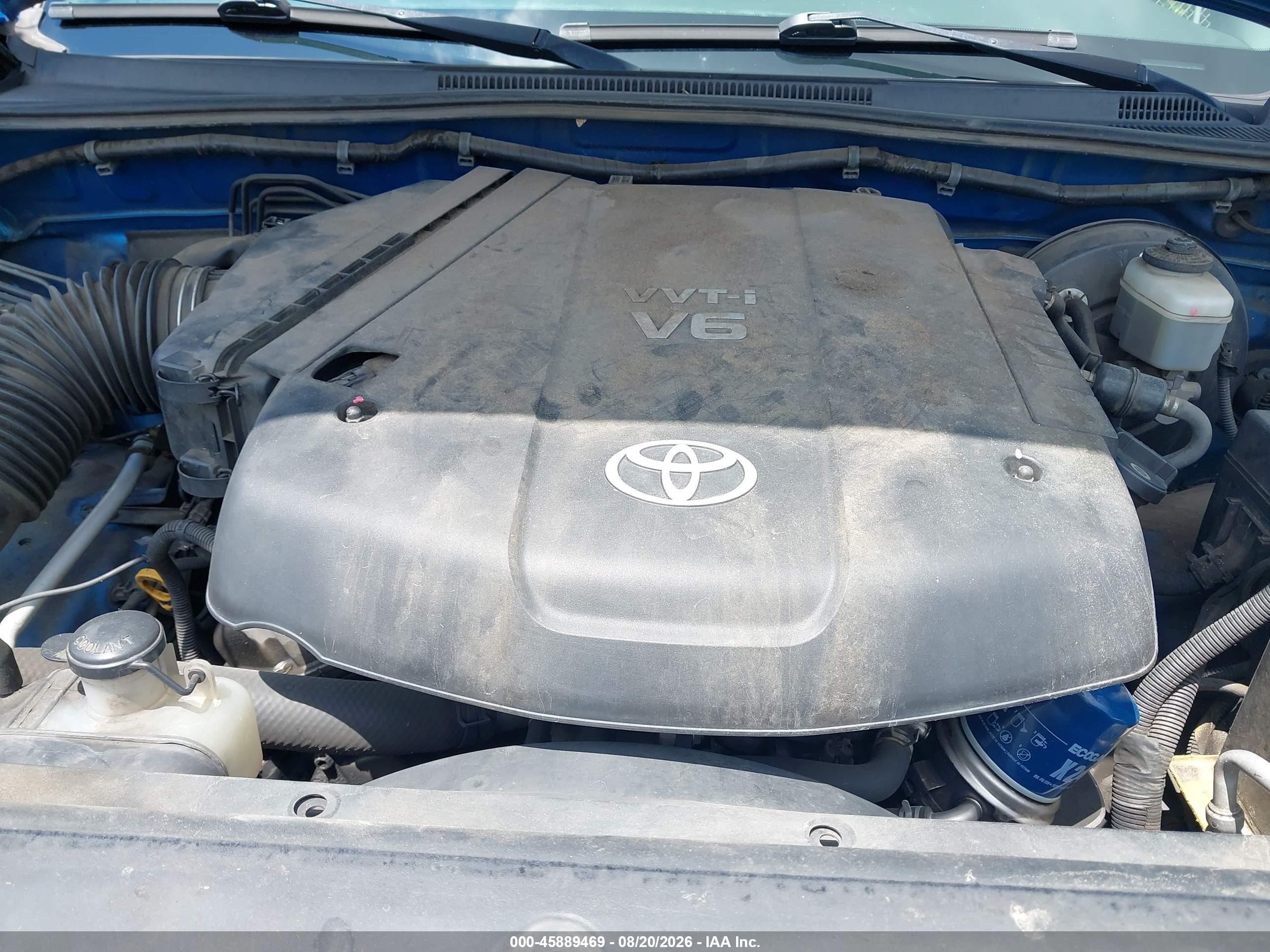 2008 Toyota Tacoma Prerunner V6 Light Blue vin: 3TMJU62N08M050877