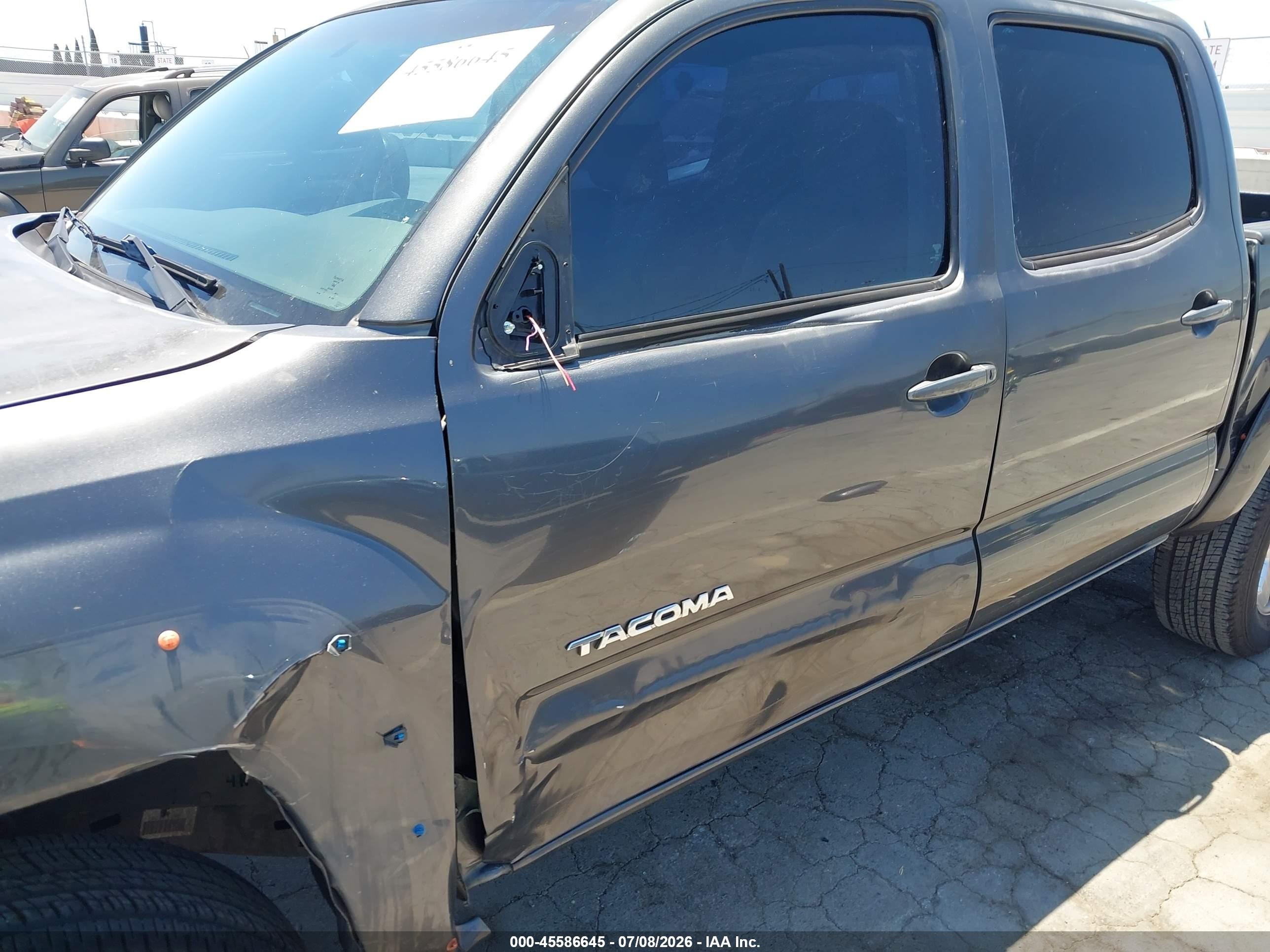 2009 Toyota Tacoma Prerunner V6 Gray vin: 3TMJU62N09M075151