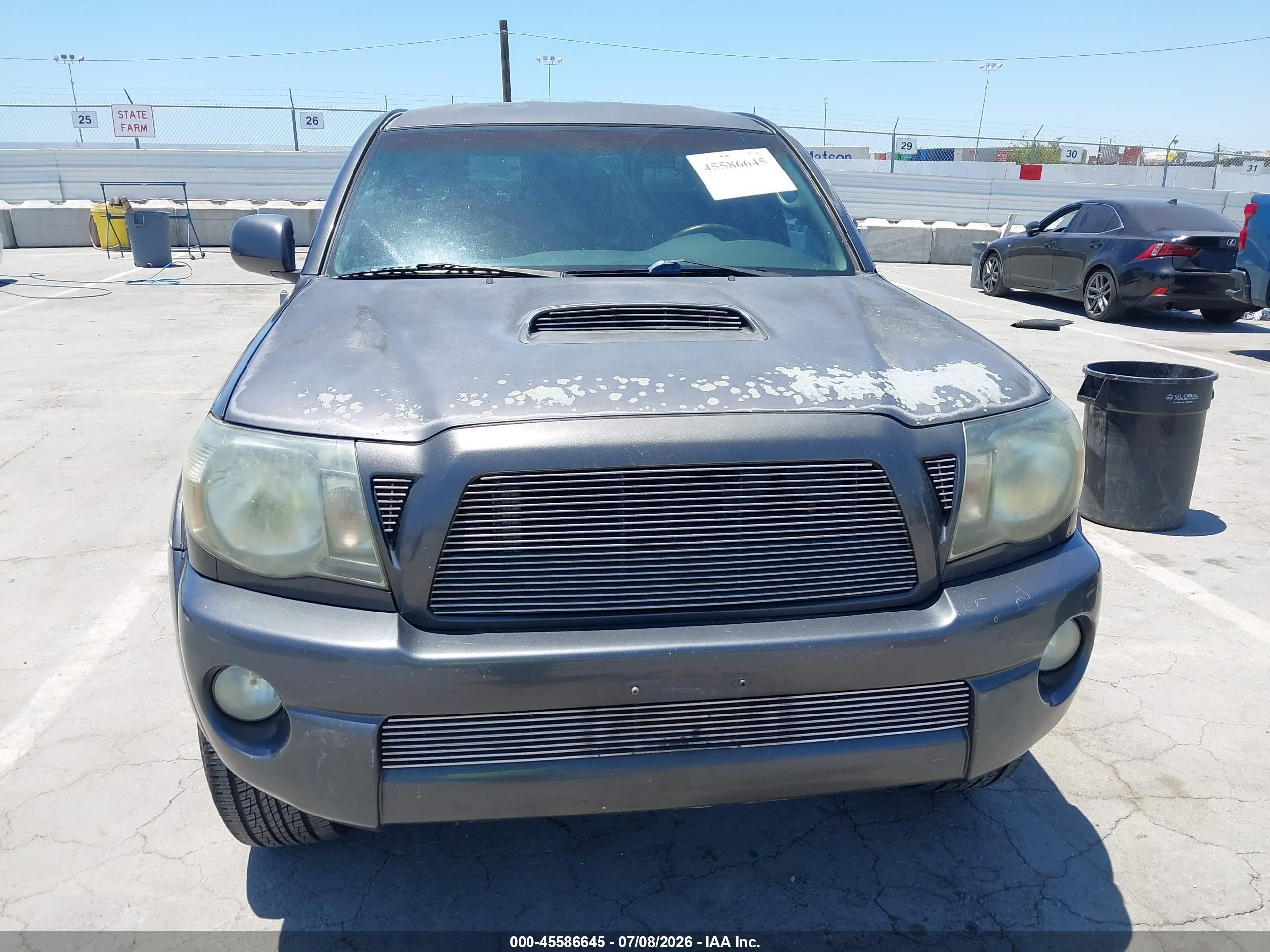 2009 Toyota Tacoma Prerunner V6 Gray vin: 3TMJU62N09M075151