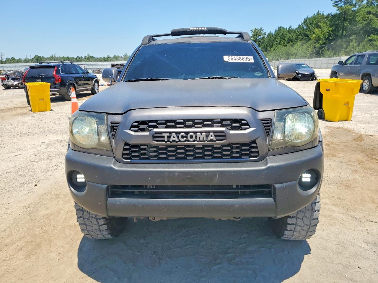 2009 Toyota Tacoma Double Cab Prerunner Gray vin: 3TMJU62N09M081340