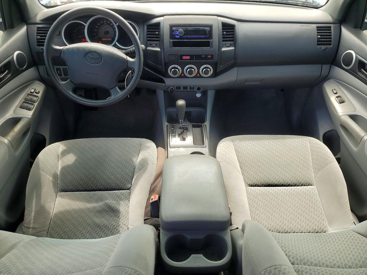 2009 Toyota Tacoma Double Cab Prerunner Silver vin: 3TMJU62N09M082746