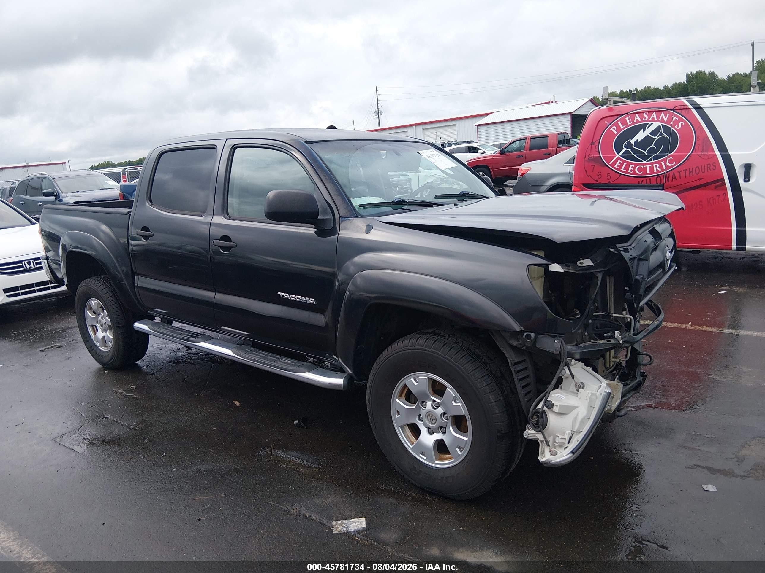 2005 Toyota Tacoma Prerunner V6 Black vin: 3TMJU62N15M006317