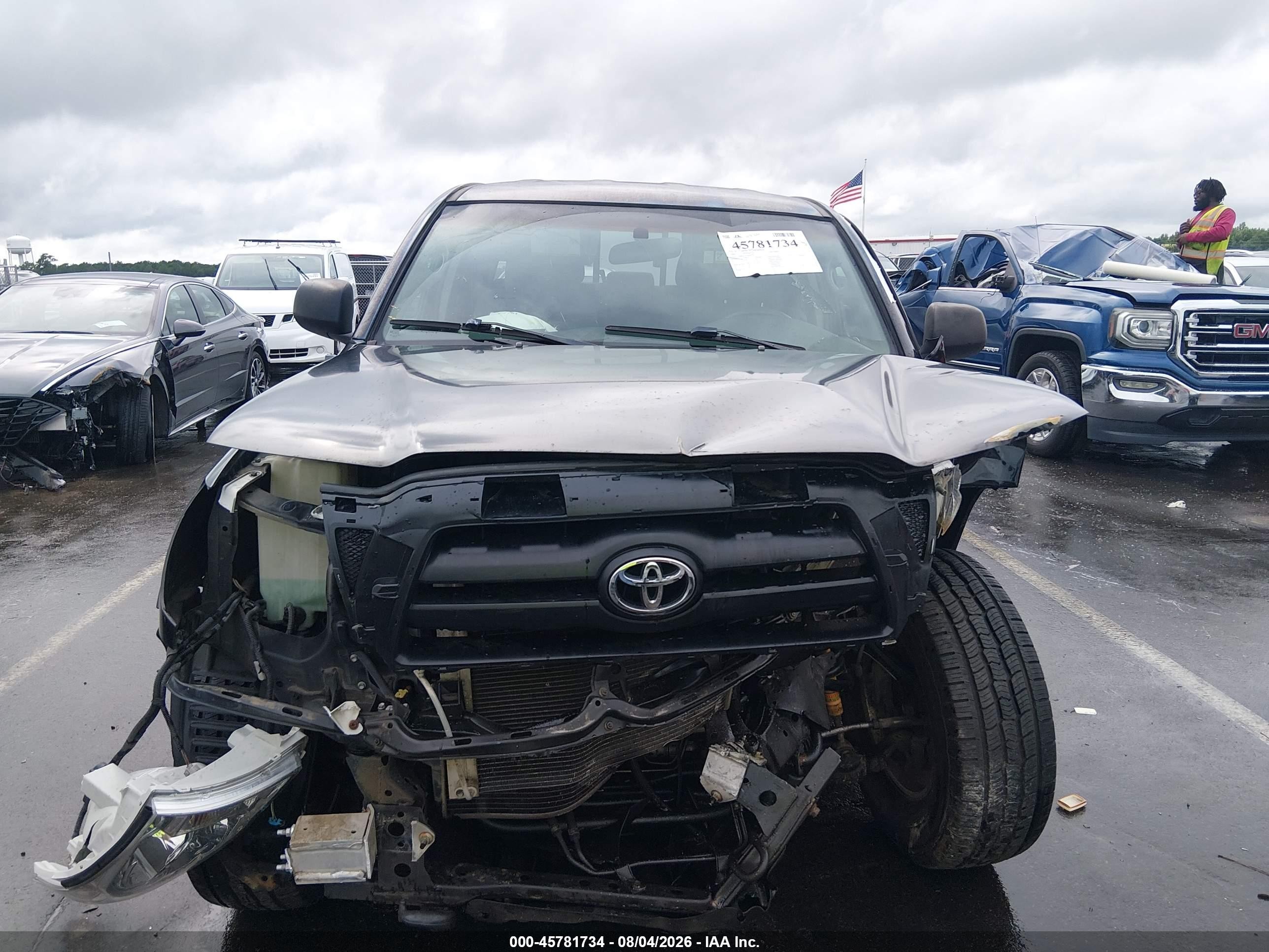 2005 Toyota Tacoma Prerunner V6 Black vin: 3TMJU62N15M006317