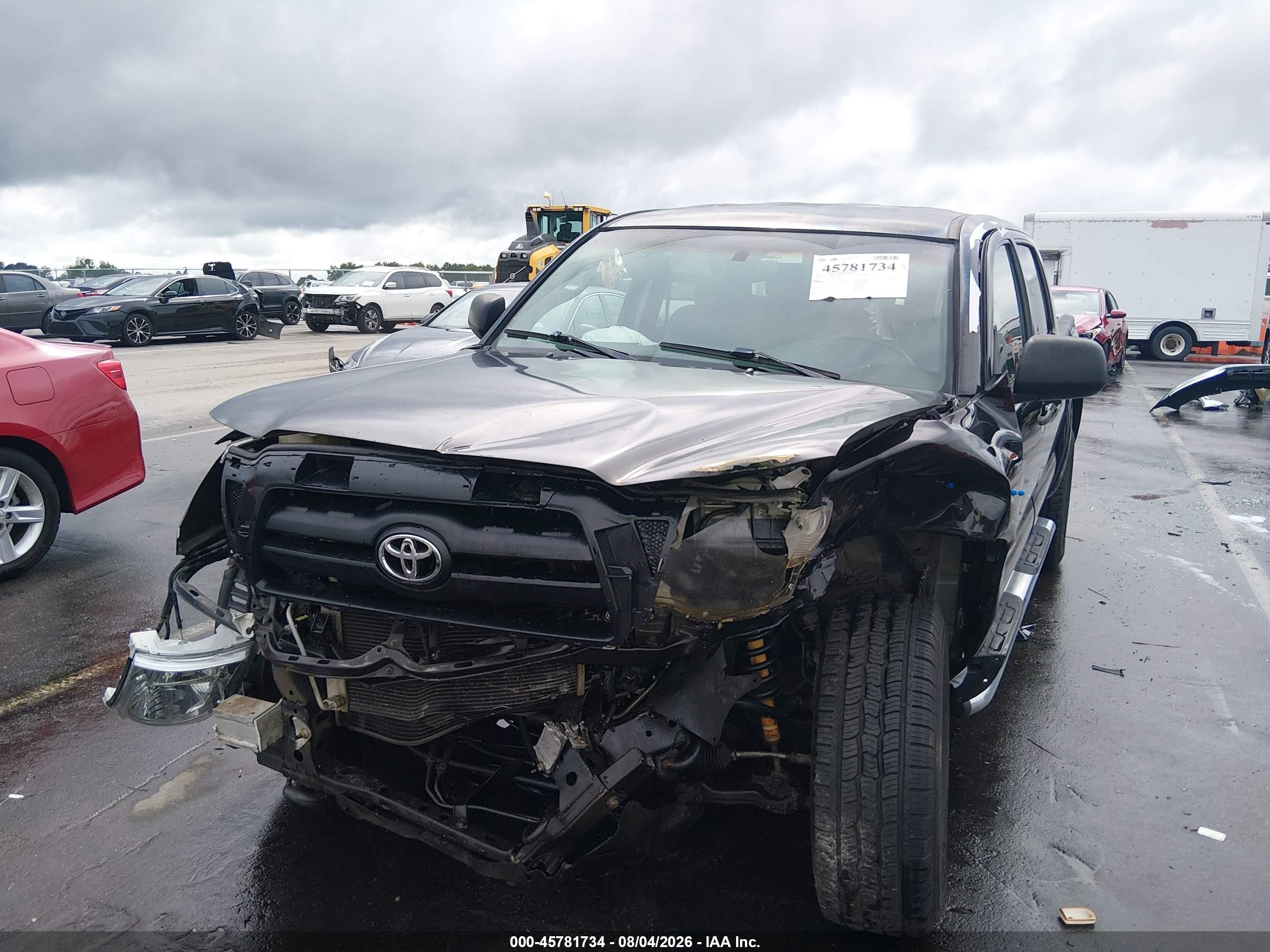 2005 Toyota Tacoma Prerunner V6 Black vin: 3TMJU62N15M006317