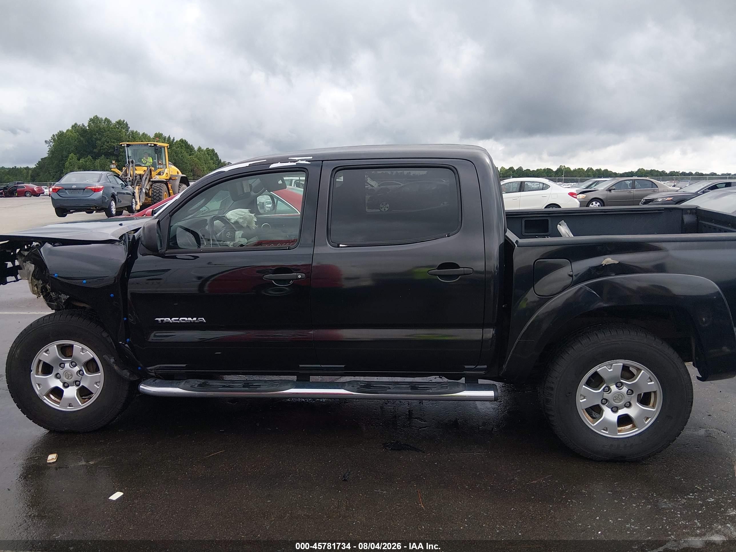 2005 Toyota Tacoma Prerunner V6 Black vin: 3TMJU62N15M006317