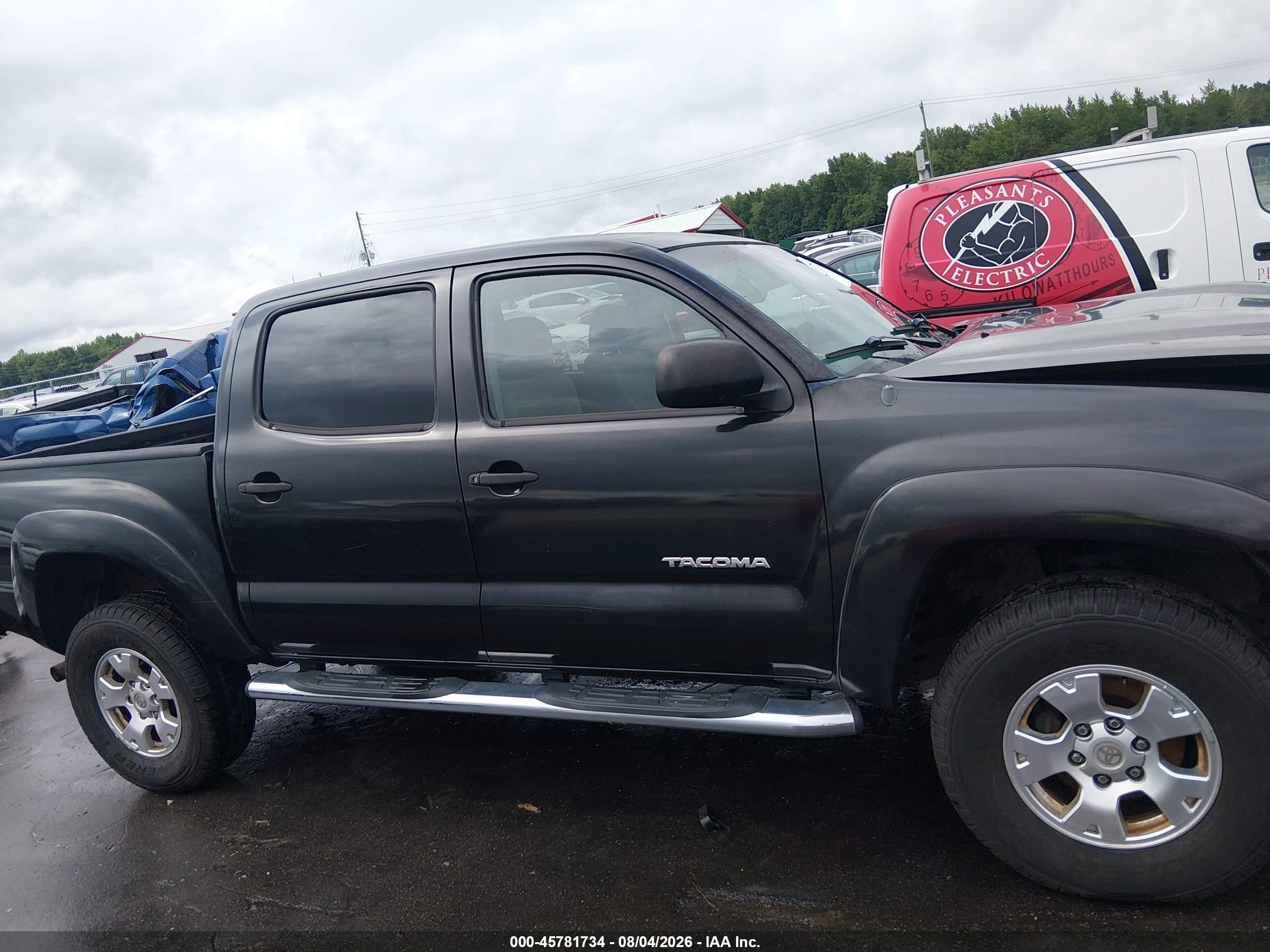 2005 Toyota Tacoma Prerunner V6 Black vin: 3TMJU62N15M006317