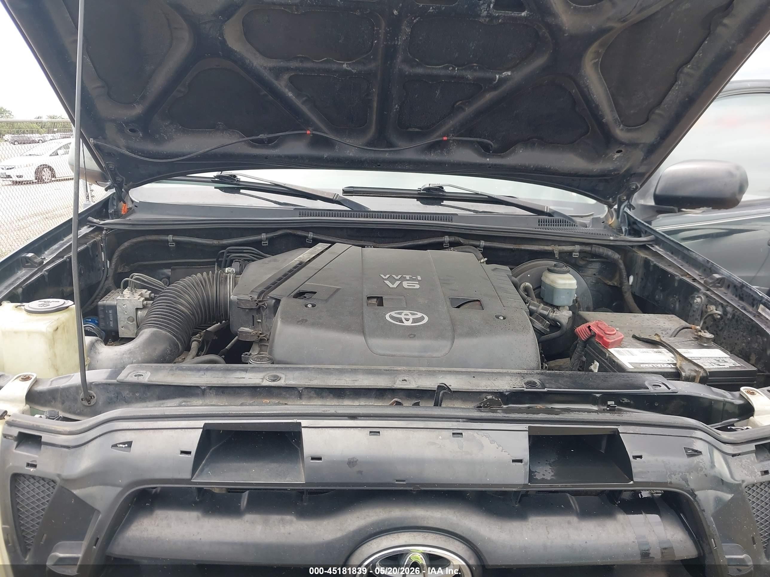 2006 Toyota Tacoma Prerunner V6 Black vin: 3TMJU62N16M012023