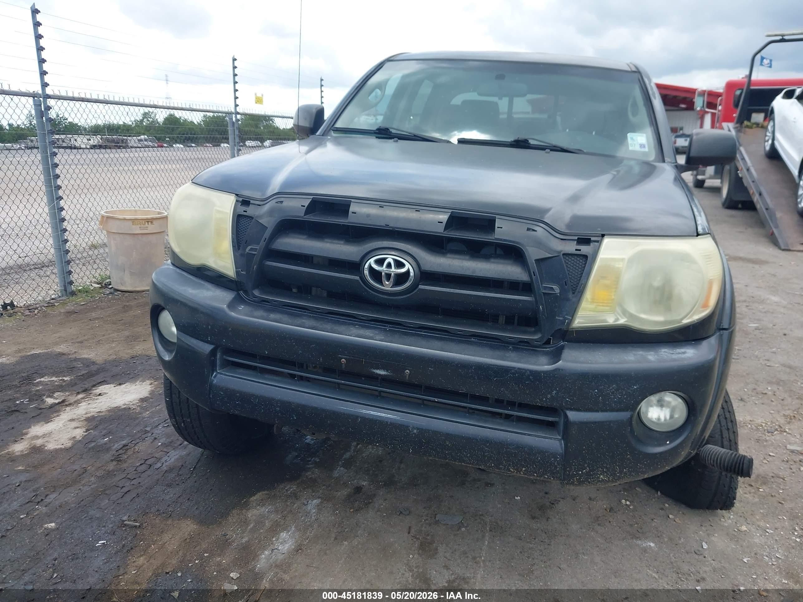 2006 Toyota Tacoma Prerunner V6 Black vin: 3TMJU62N16M012023