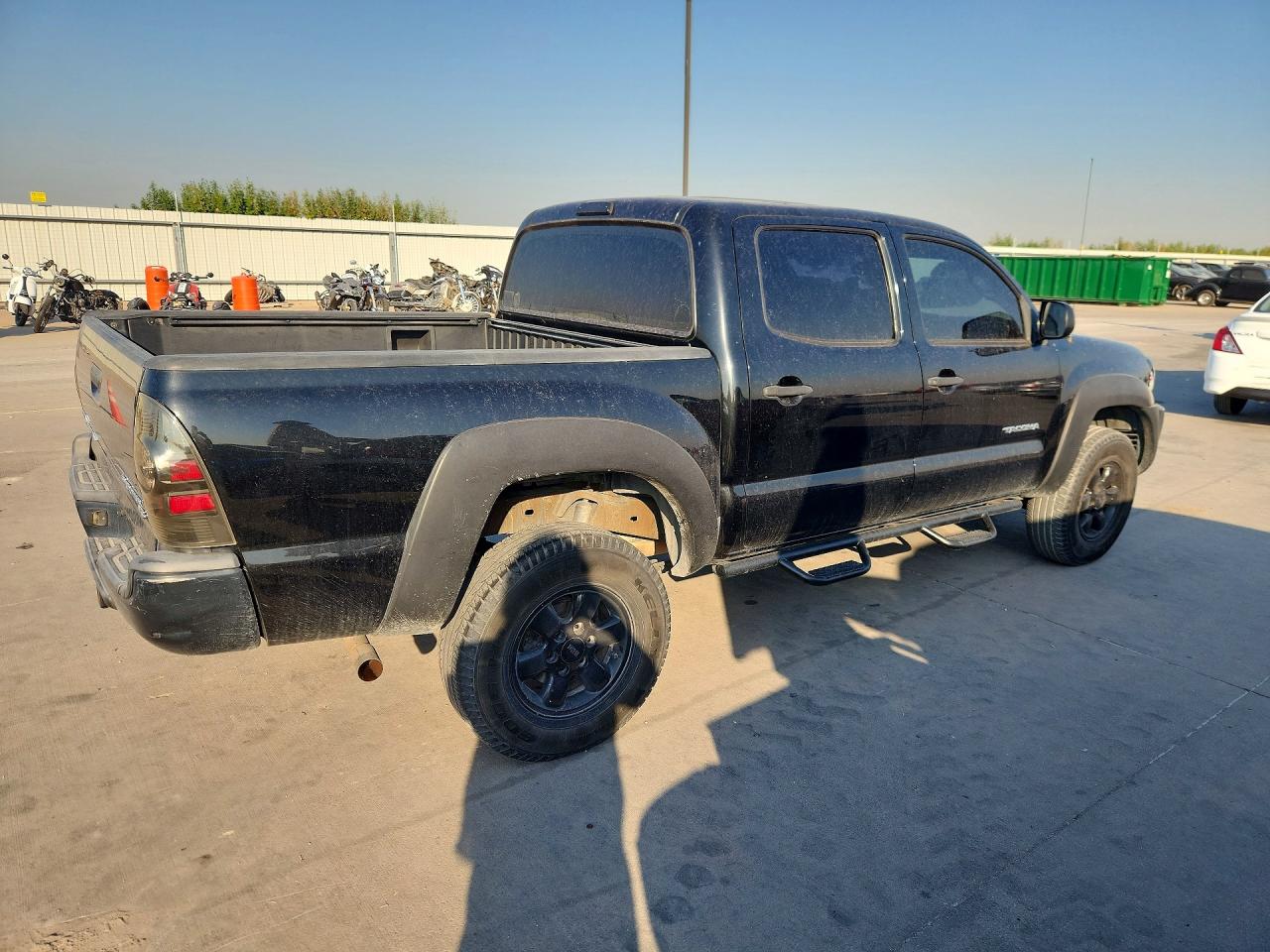 2007 Toyota Tacoma Double Cab Prerunner Black vin: 3TMJU62N17M029664