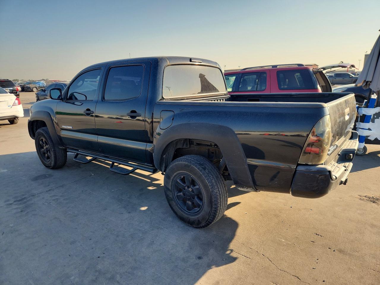 2007 Toyota Tacoma Double Cab Prerunner Black vin: 3TMJU62N17M029664