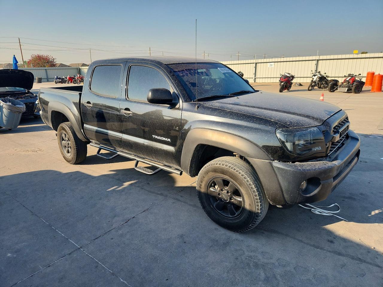 2007 Toyota Tacoma Double Cab Prerunner Black vin: 3TMJU62N17M029664