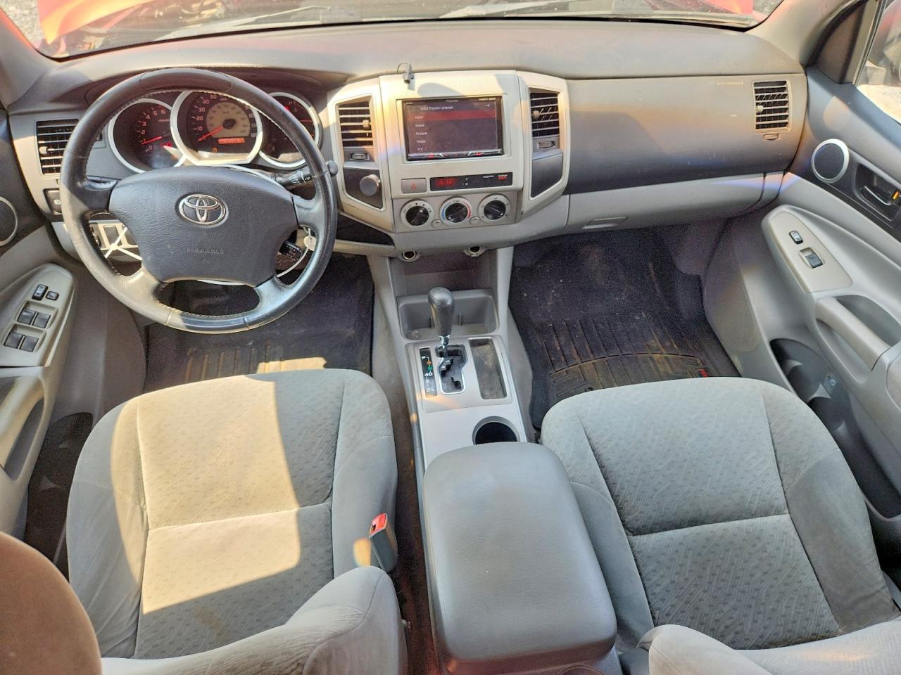 2008 Toyota Tacoma Double Cab Prerunner Red vin: 3TMJU62N18M059460