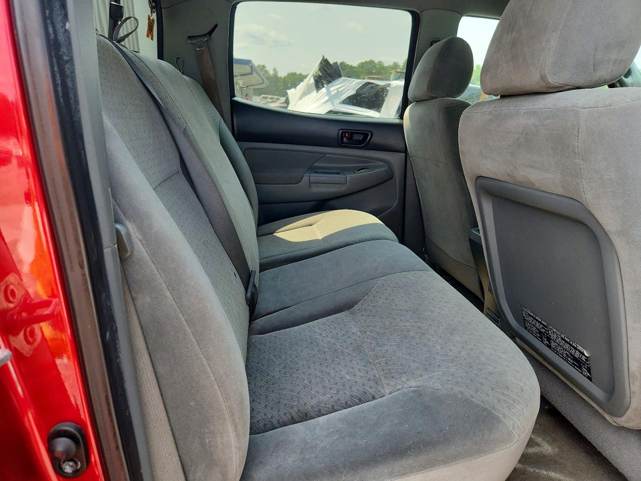 2008 Toyota Tacoma Double Cab Prerunner Red vin: 3TMJU62N18M059460