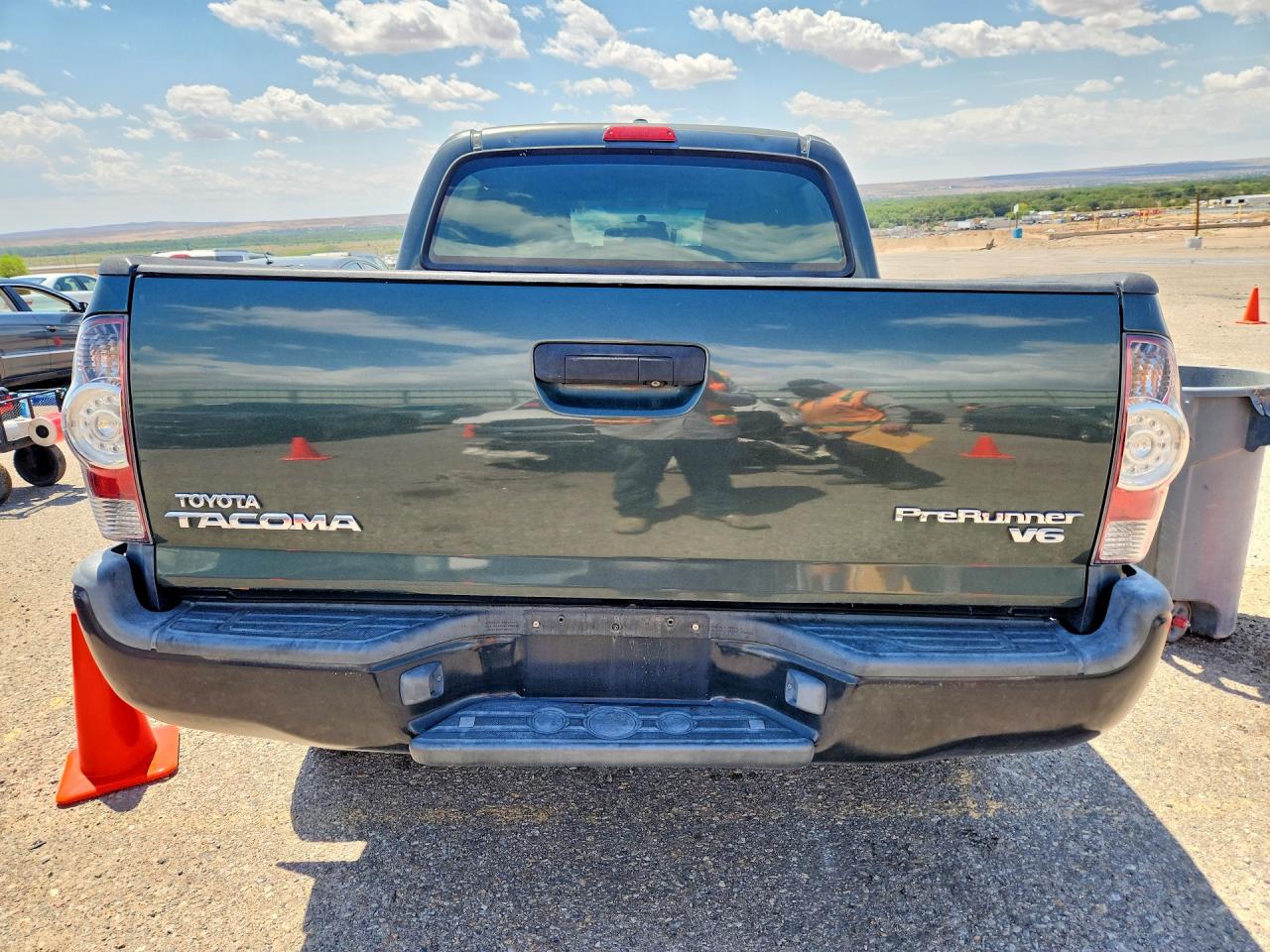 2009 Toyota Tacoma Double Cab Prerunner Green vin: 3TMJU62N19M077068