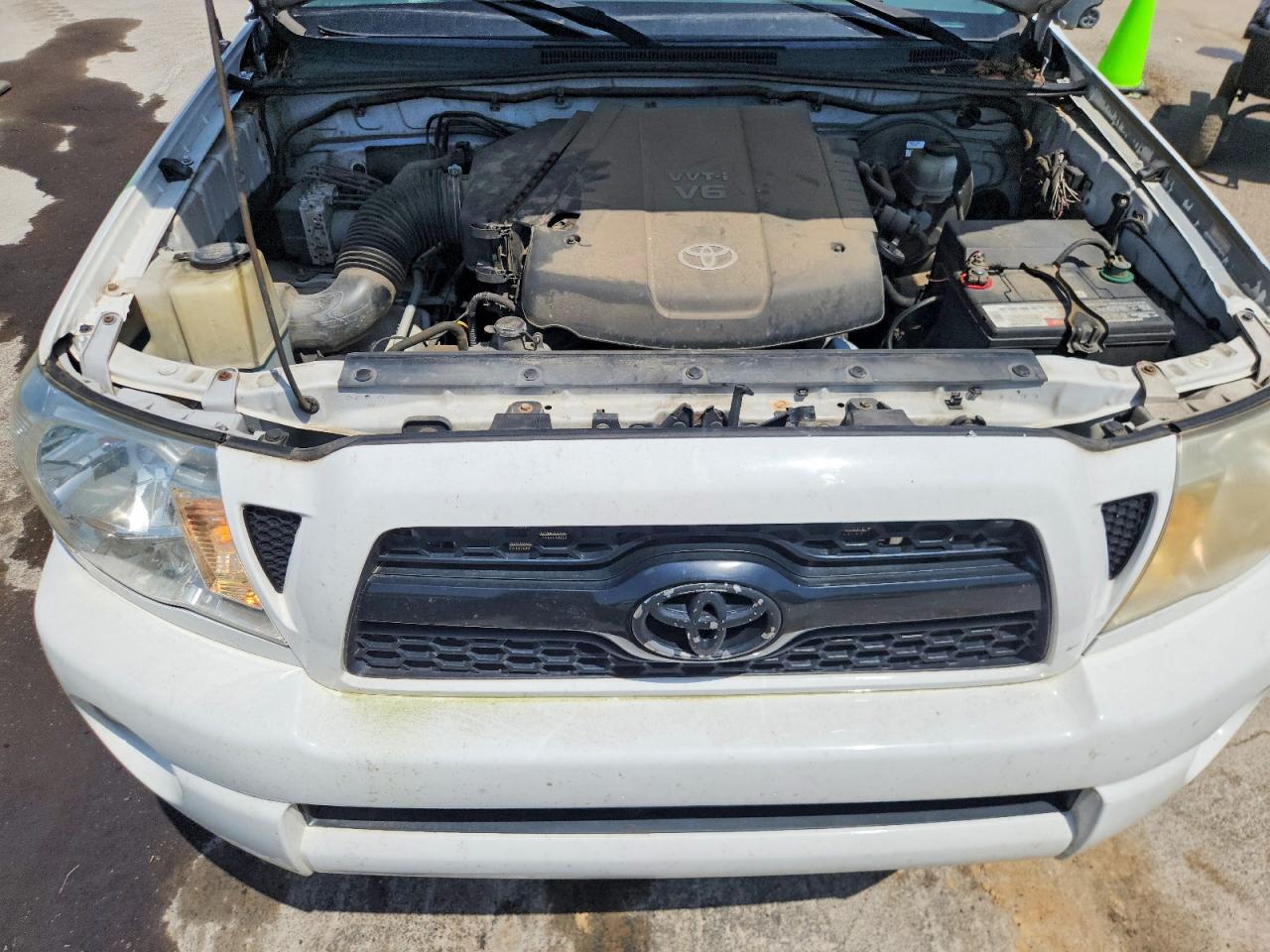 2009 Toyota Tacoma Double Cab Prerunner White vin: 3TMJU62N19M085462