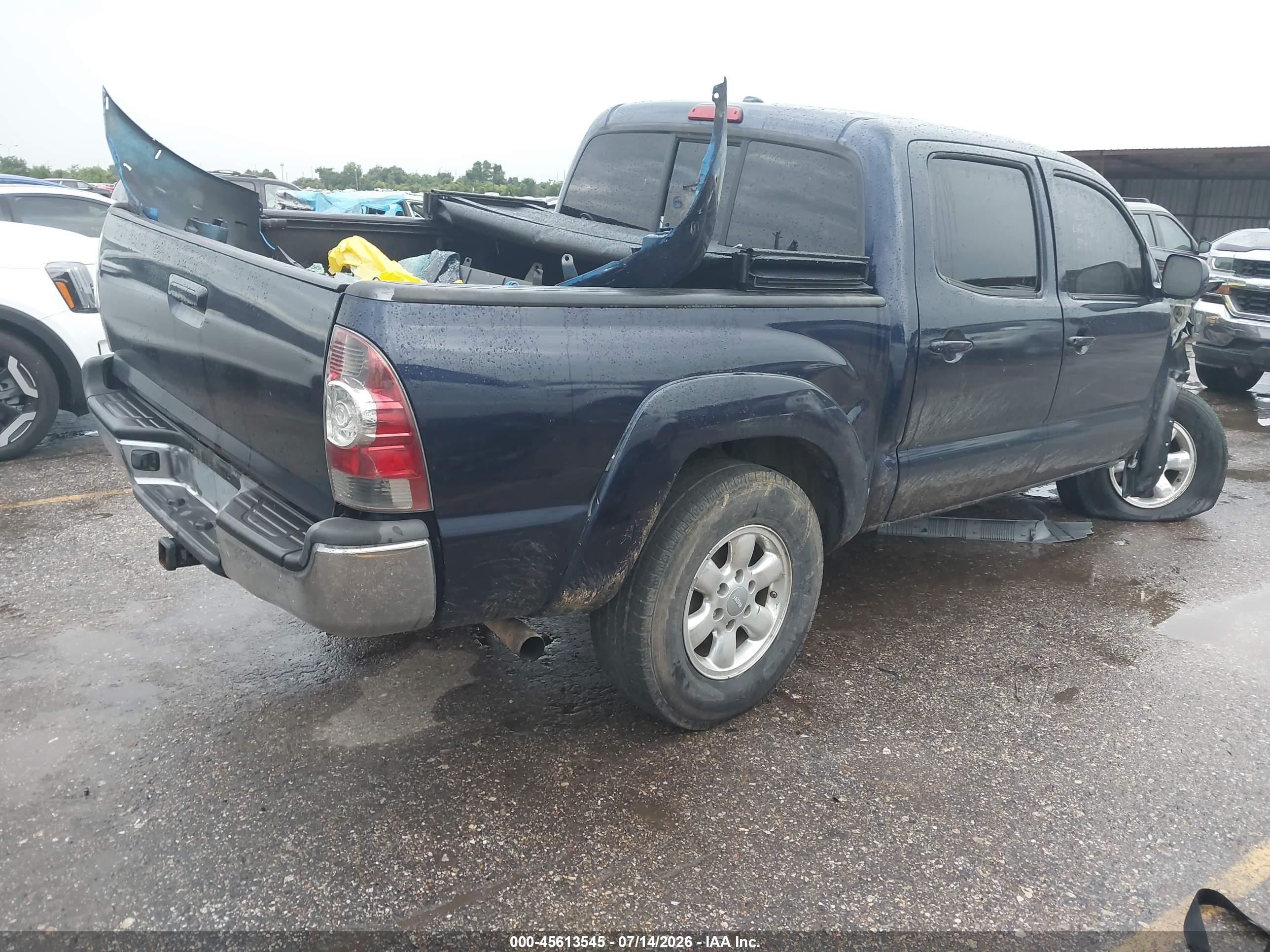 2009 Toyota Tacoma Prerunner V6 Blue vin: 3TMJU62N19M088944
