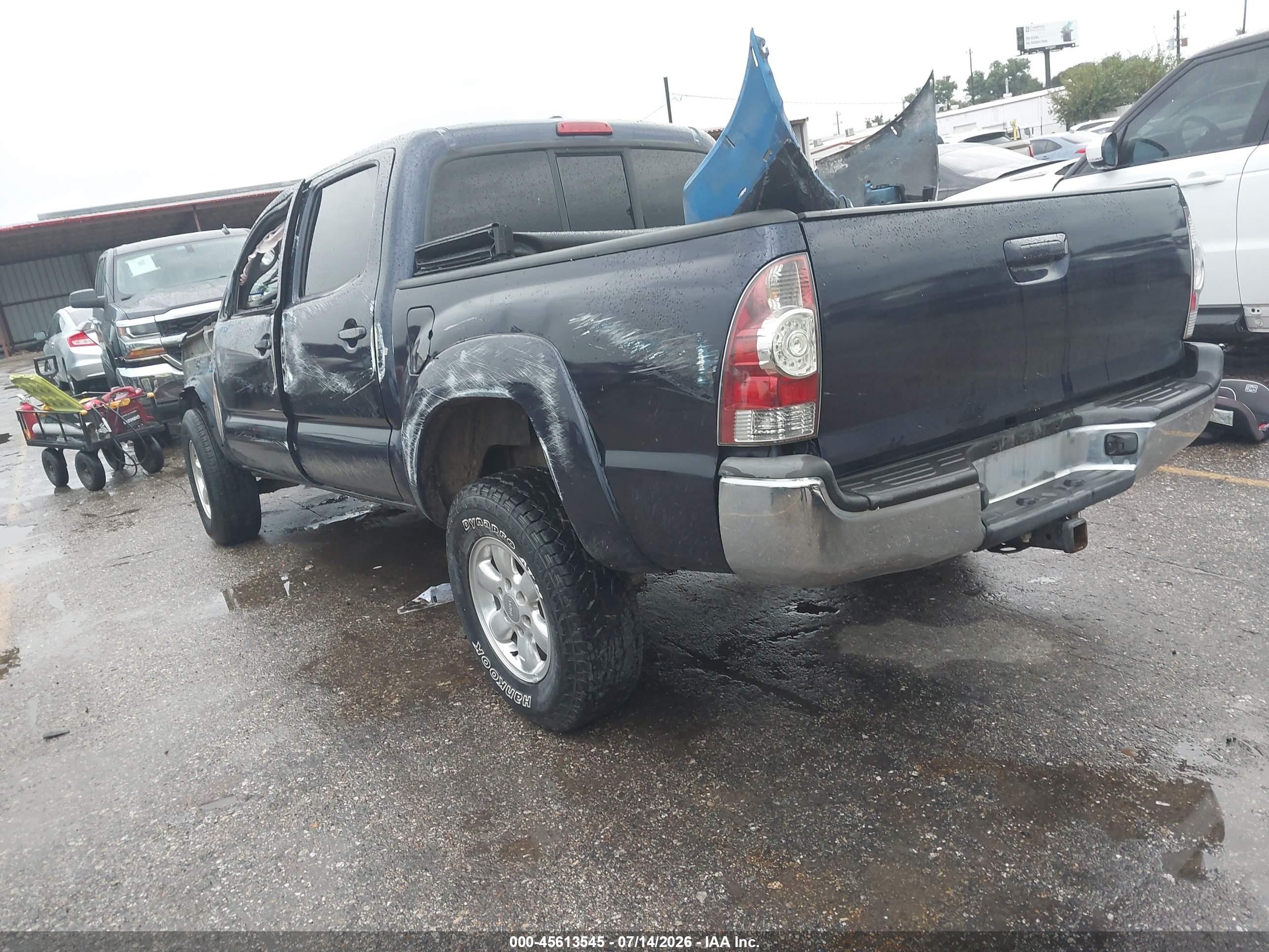 2009 Toyota Tacoma Prerunner V6 Blue vin: 3TMJU62N19M088944