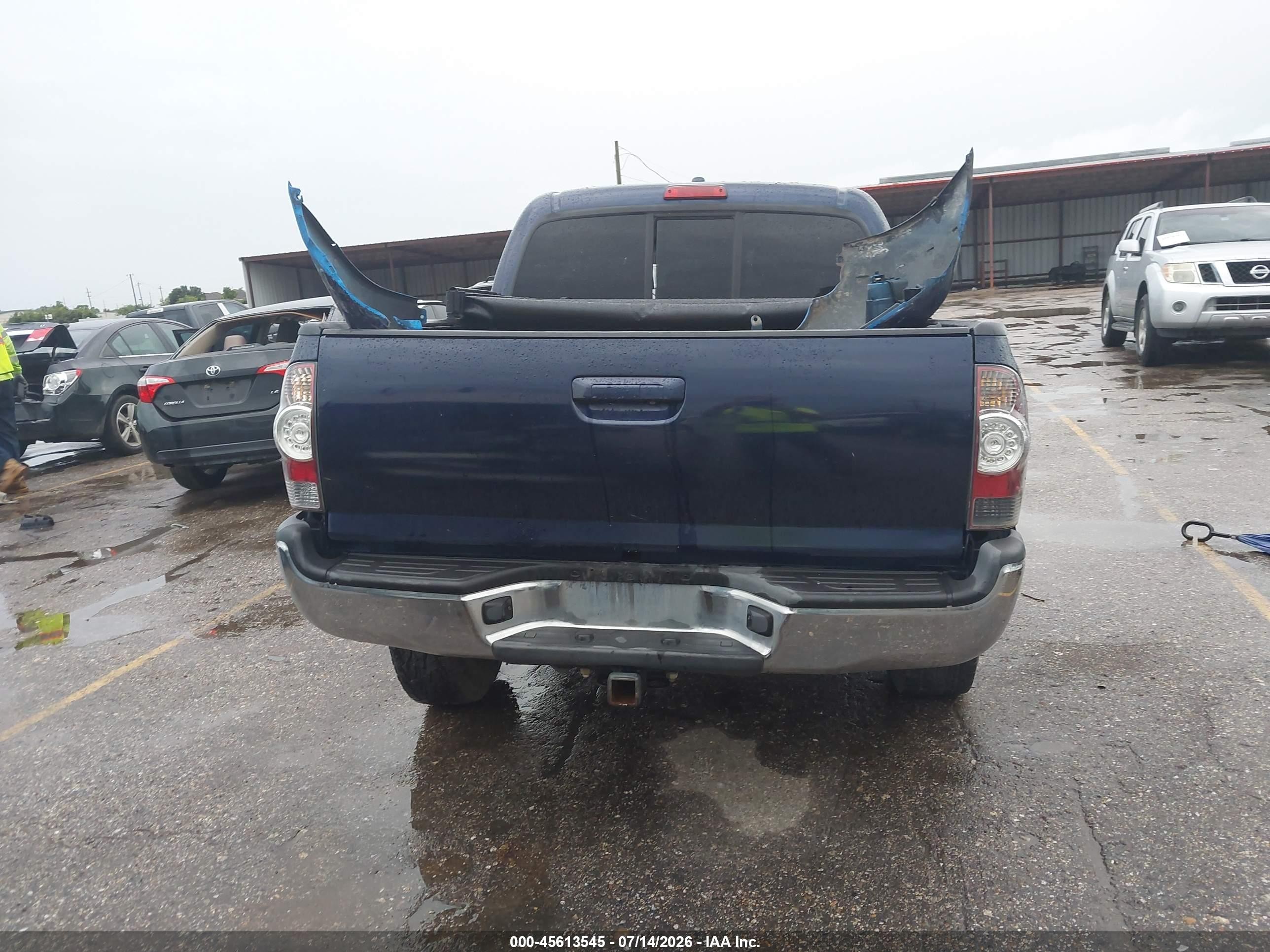 2009 Toyota Tacoma Prerunner V6 Blue vin: 3TMJU62N19M088944
