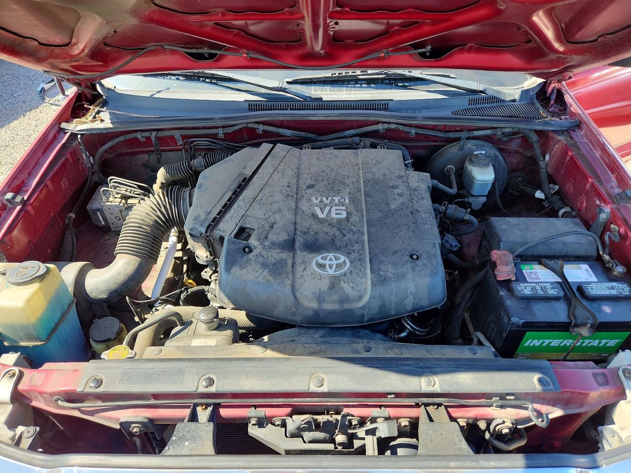 2006 Toyota Tacoma Double Cab Prerunner Red vin: 3TMJU62N26M012712