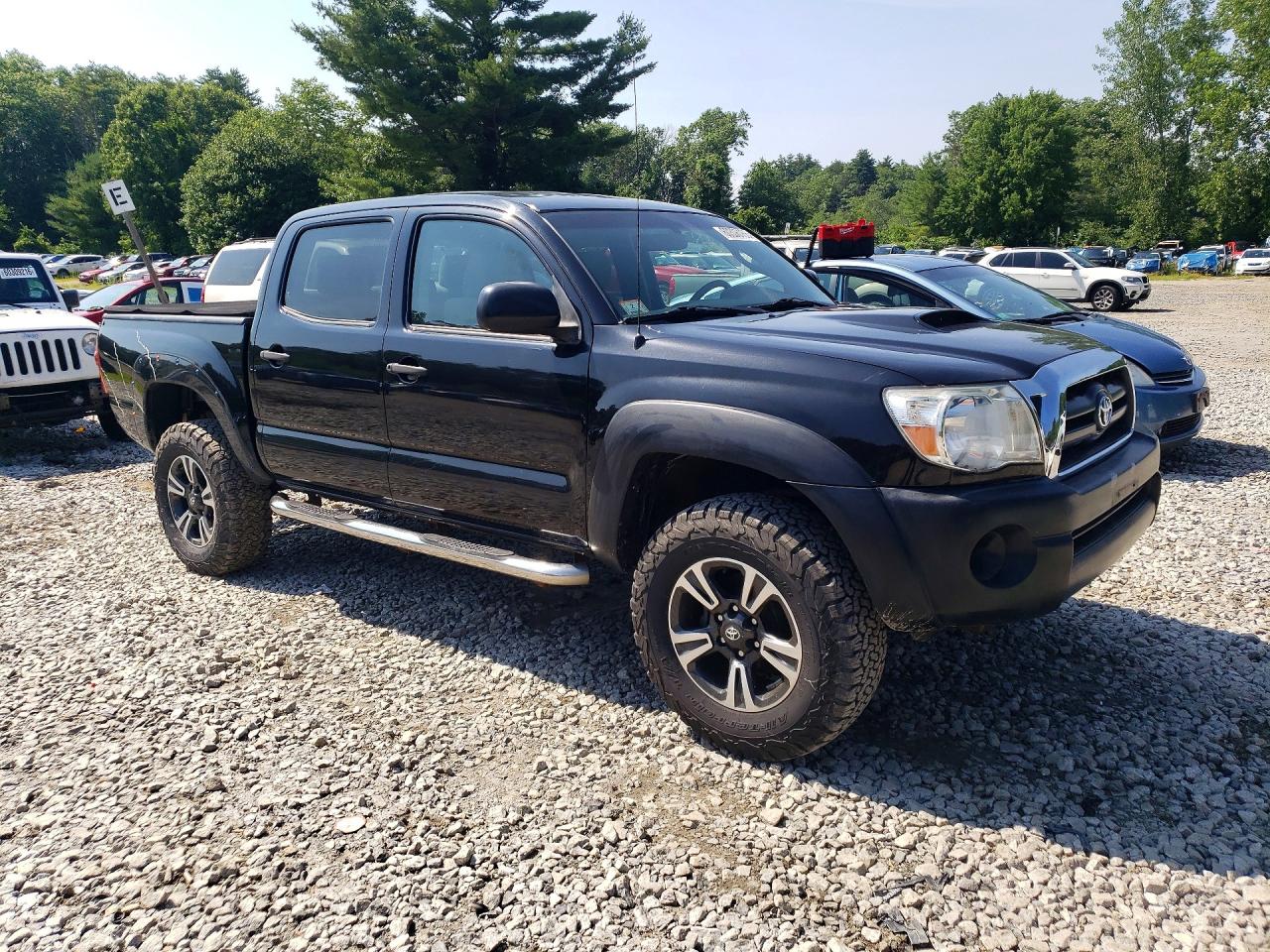 2006 Toyota Tacoma Double Cab Prerunner Black vin: 3TMJU62N26M017246