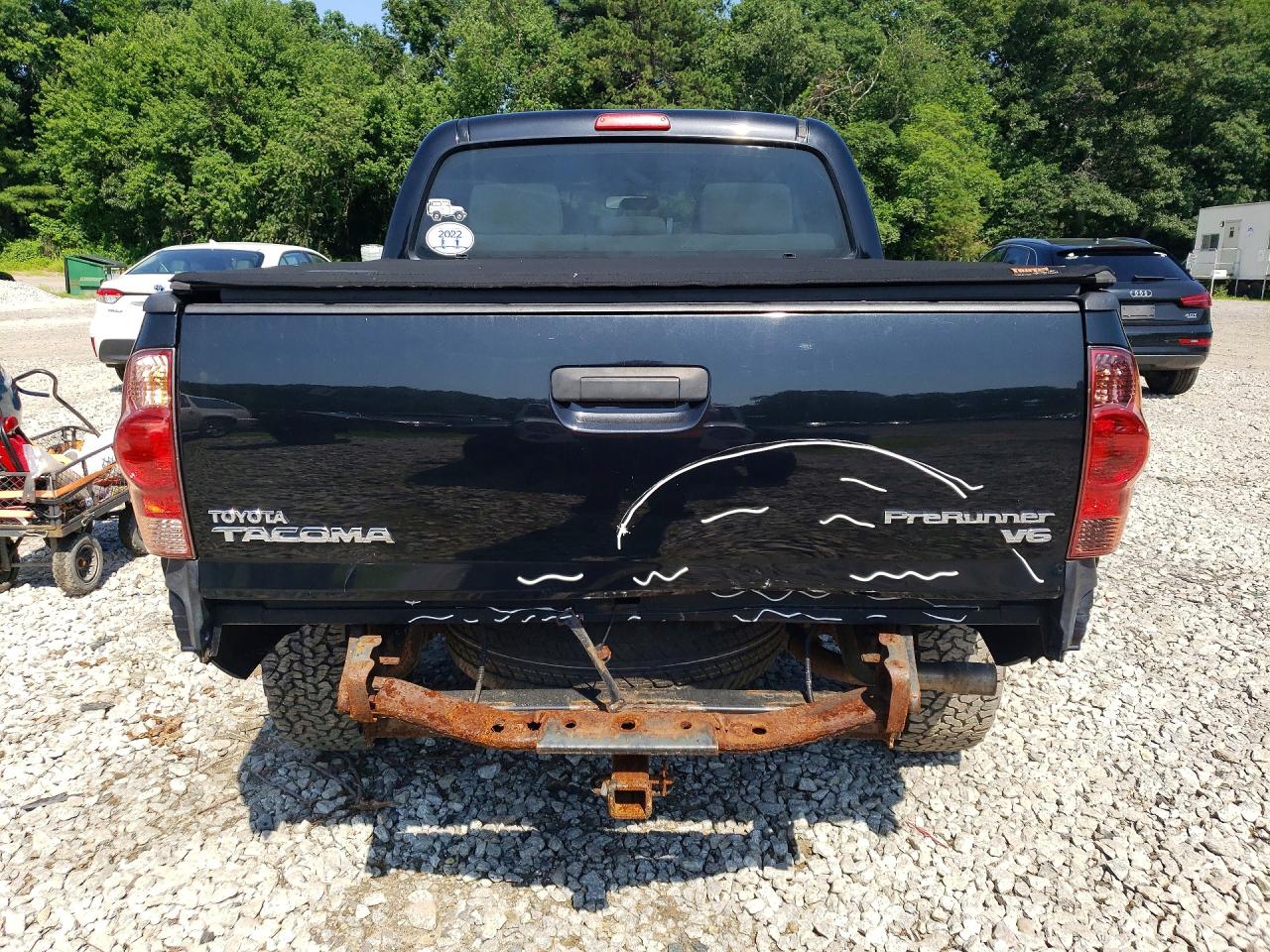 2006 Toyota Tacoma Double Cab Prerunner Black vin: 3TMJU62N26M017246