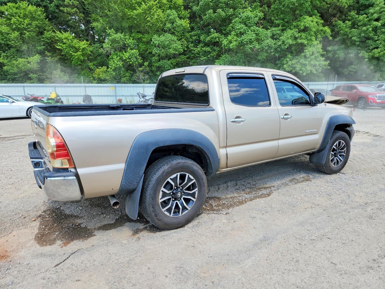 2007 Toyota Tacoma Double Cab Prerunner Tan vin: 3TMJU62N27M036736
