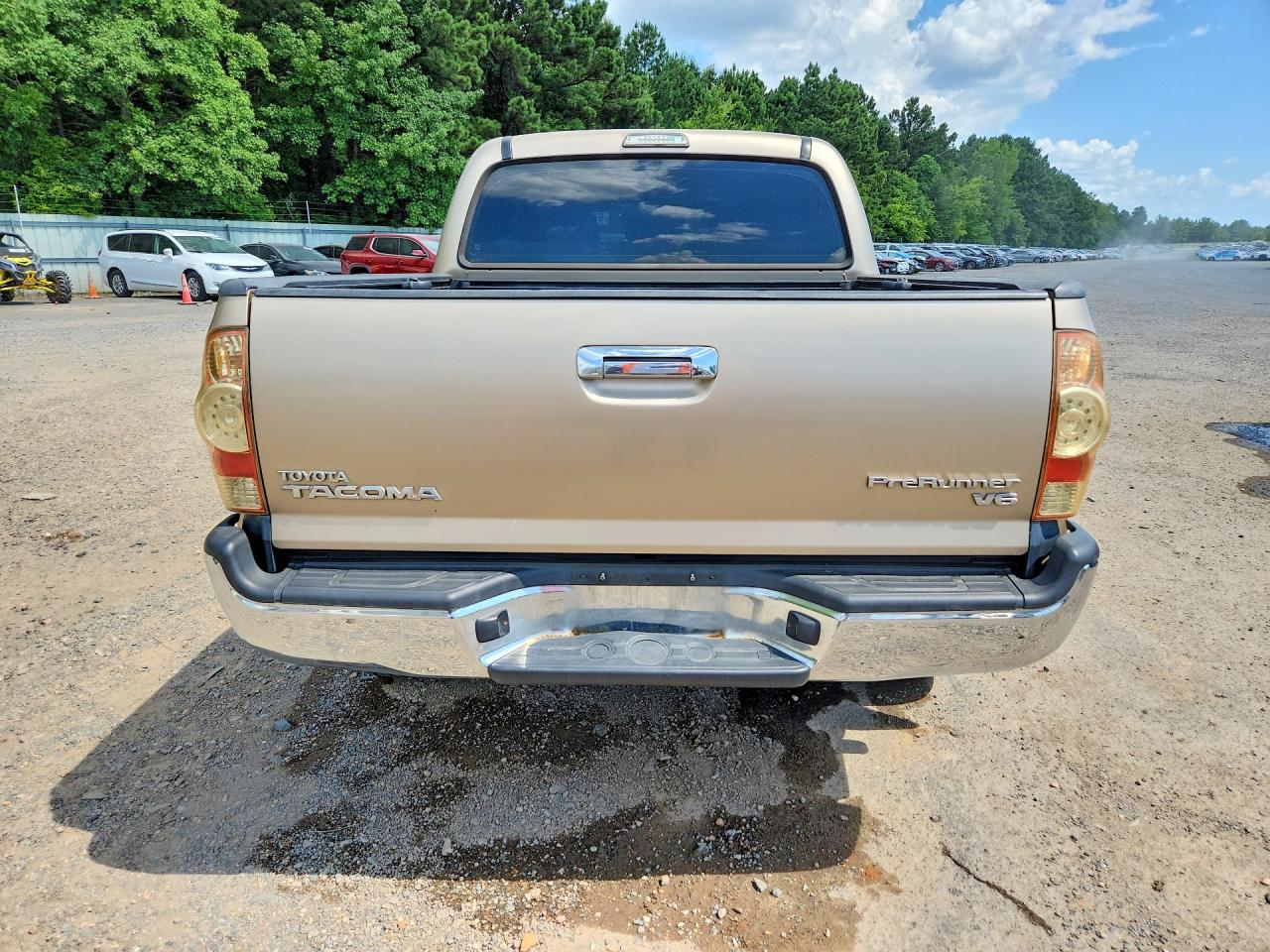 2007 Toyota Tacoma Double Cab Prerunner Tan vin: 3TMJU62N27M036736