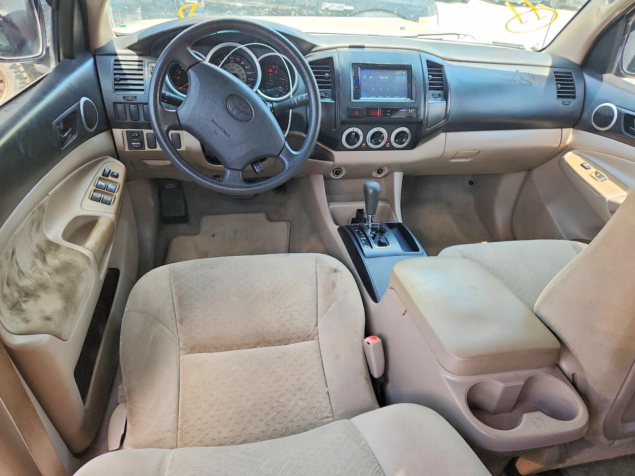 2007 Toyota Tacoma Double Cab Prerunner Tan vin: 3TMJU62N27M036736