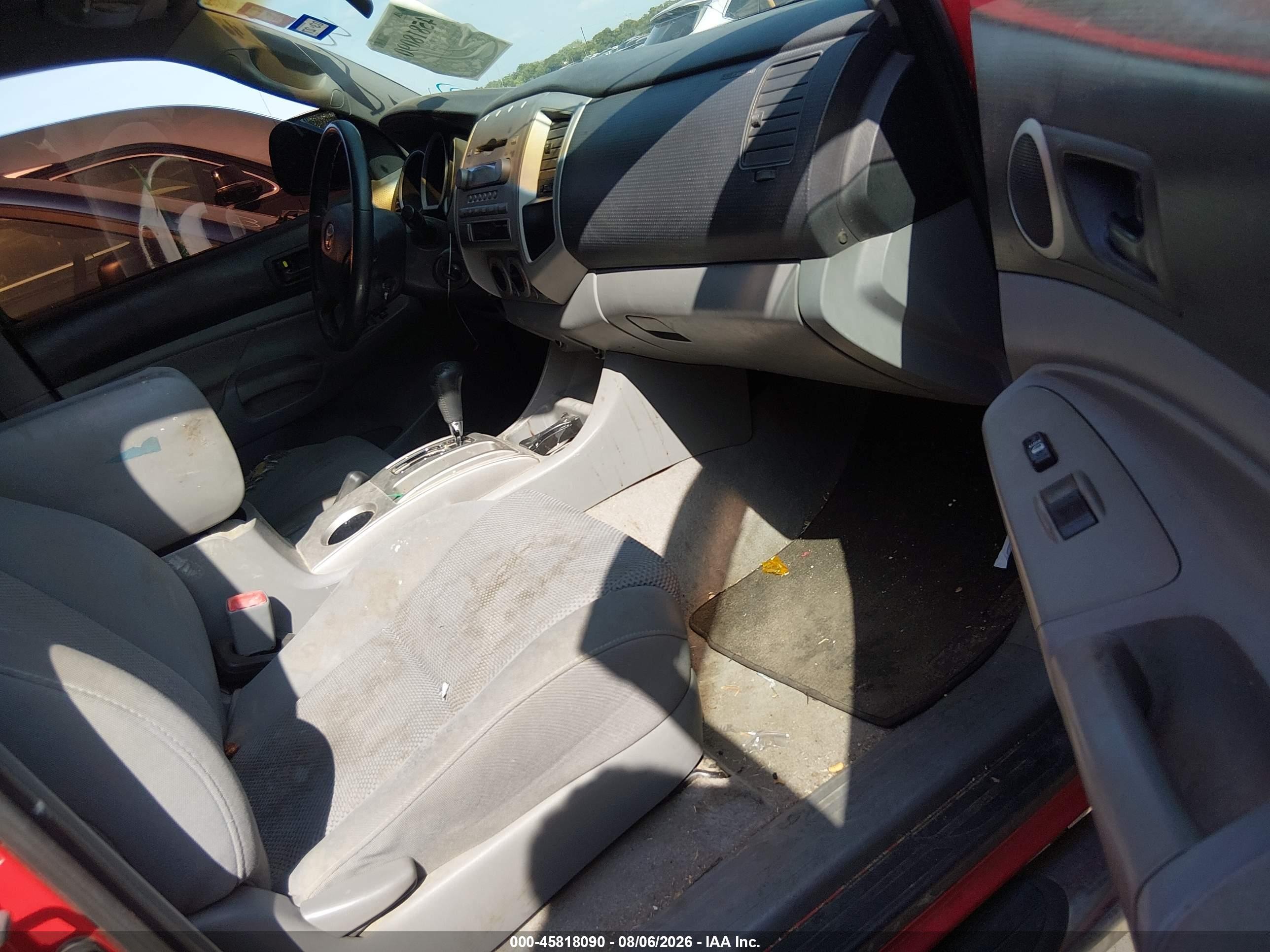 2007 Toyota Tacoma Double Cab Prerunner Red vin: 3TMJU62N27M039944